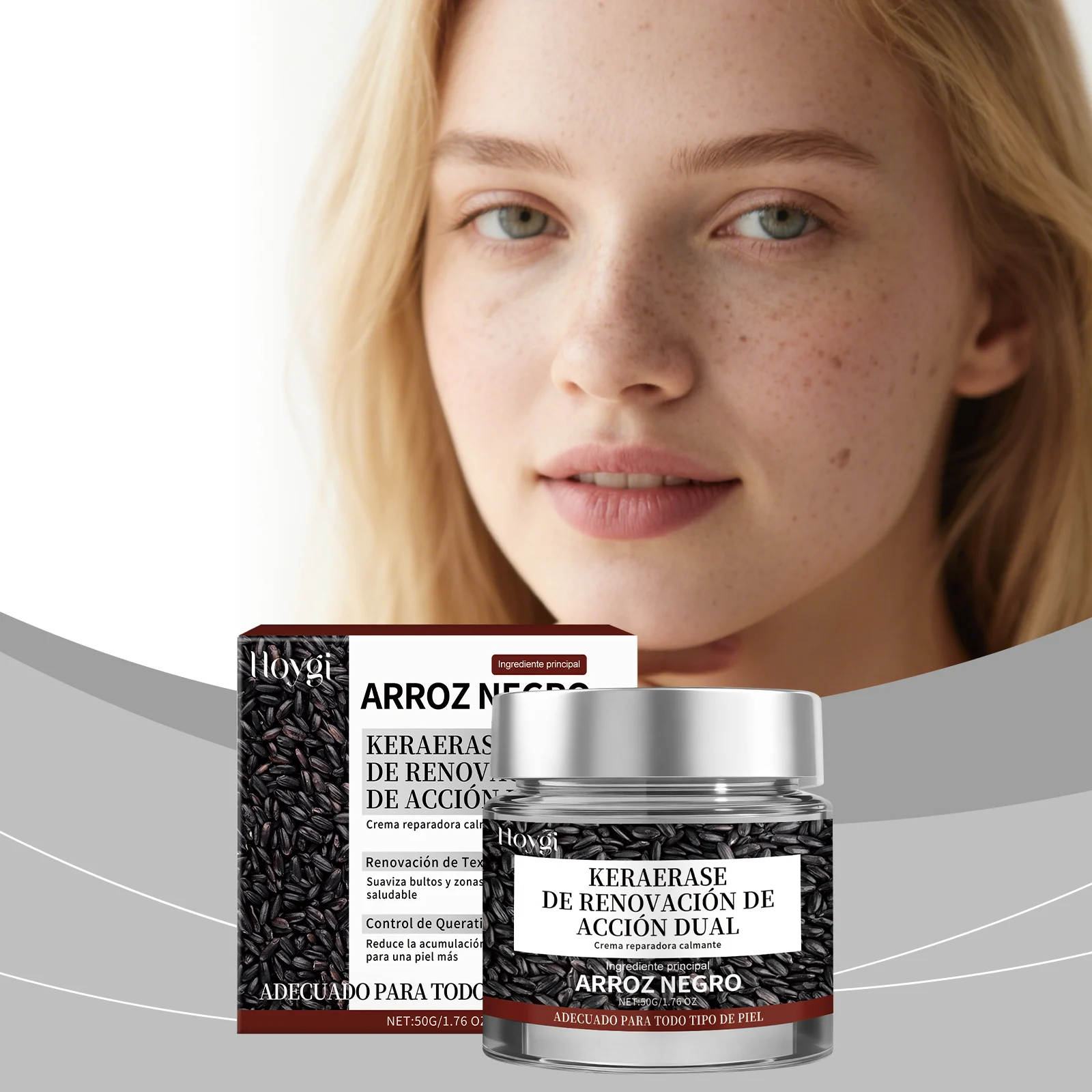 Hoygi Black Rice Soothing Repair Cream for Wart & Mole Removal, Gentle & Effective Formula 2 black rice soothing repair cream der z8s5y8u2 desc 2