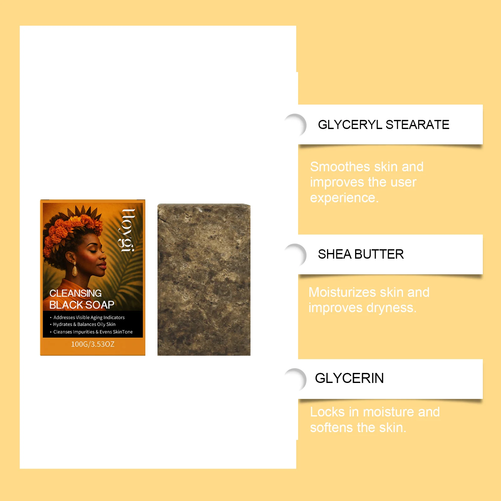 Black Soap Body Cleansing Bar Hydrates Balances Oily Skin Brightens Complexion 100g 6 black soap body cleansing bar hydrates balances oily skin brightens complexion 100g cih 2dsvdagu desc 6