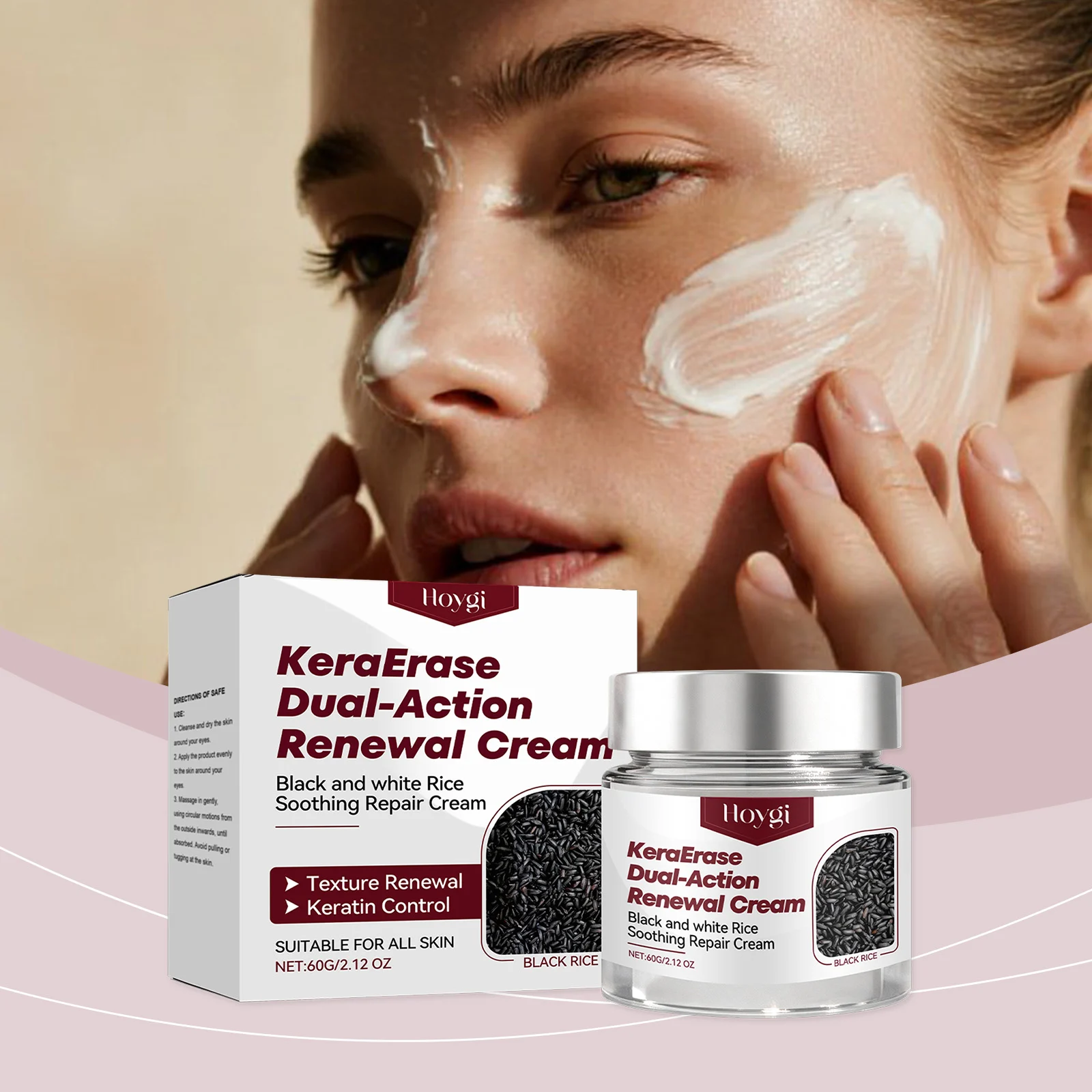Hoygi Black and White Rice Renewal Cream - Dual Action Skin Tag Remover & Soothing Moisturizer 2 black white rice renewal cream der 75b999x2 desc 2