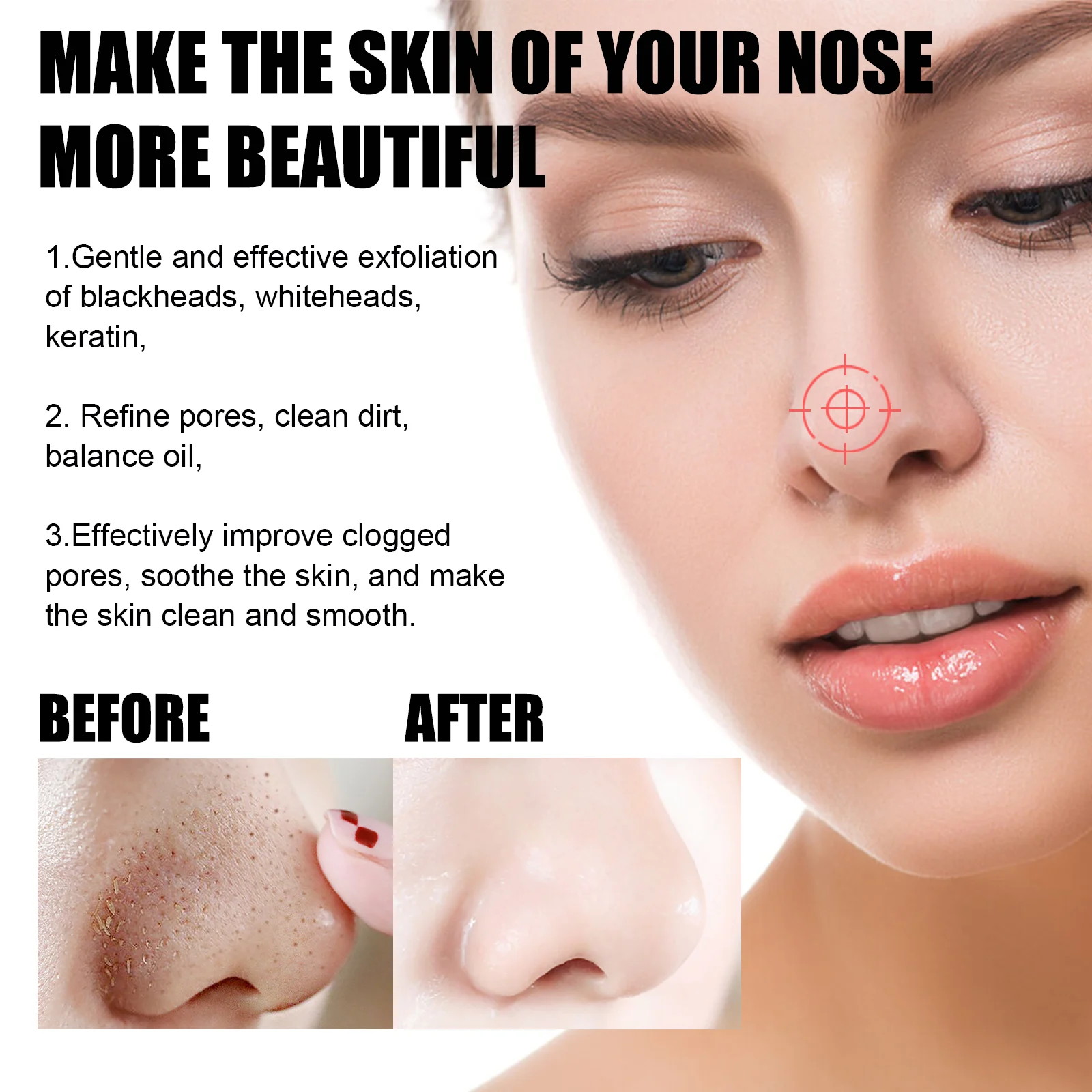 Blackhead Peel Off Nose Mask Deep Cleansing Pore Minimizer for Blackheads & Whiteheads 5 blackhead peel off nose mask 15g with 40pads cih bk8v3yx6 desc 5