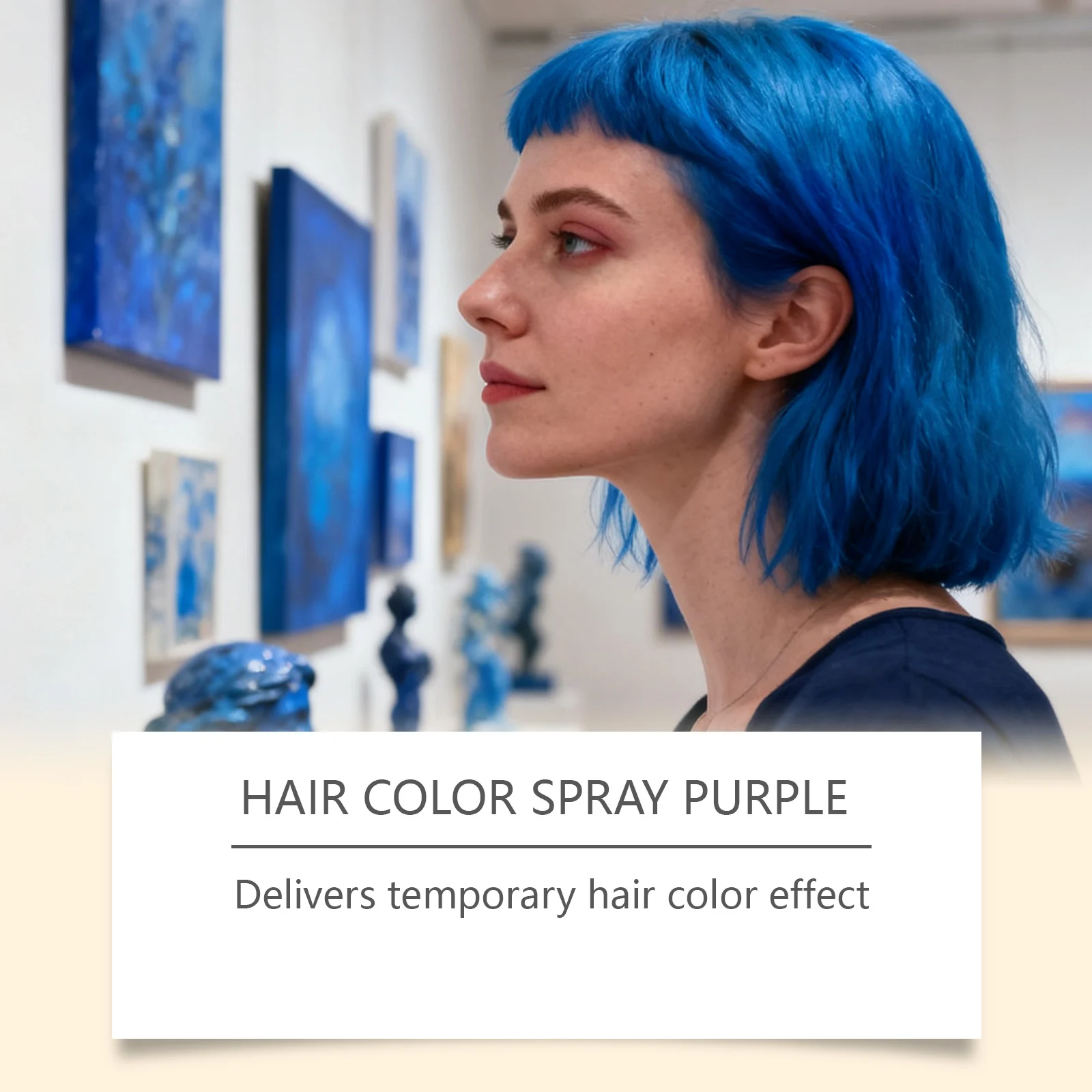 Blue Temporary Hair Color Spray 30ml for Instant Volume & Moisture 5 blue temporary hair color spray 30ml der 85dke7th desc 5