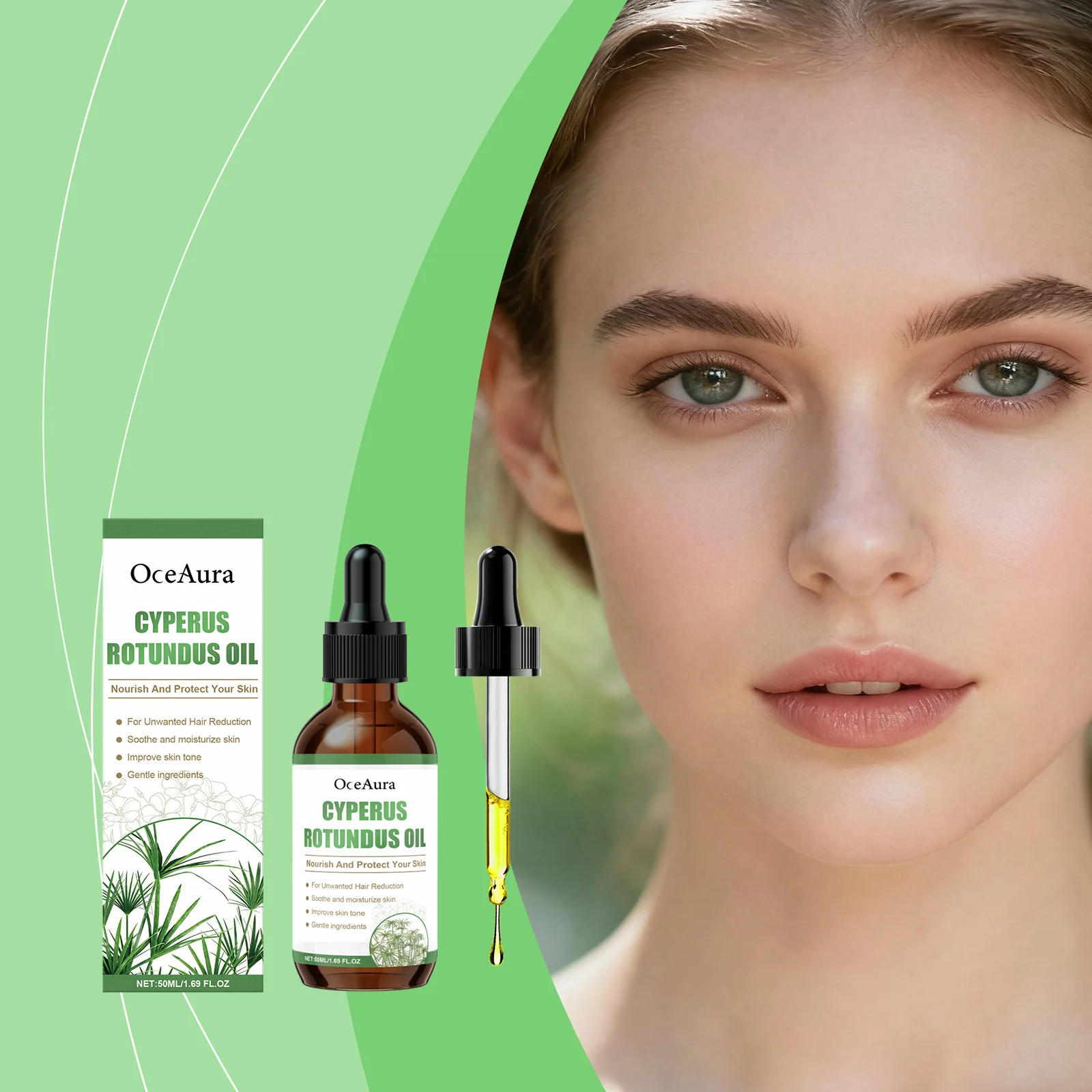 OceAura Body Care Oil - Nourishing, Moisturizing, Lightweight & Non-Sticky 2 body care oil der hw7em43w desc 2
