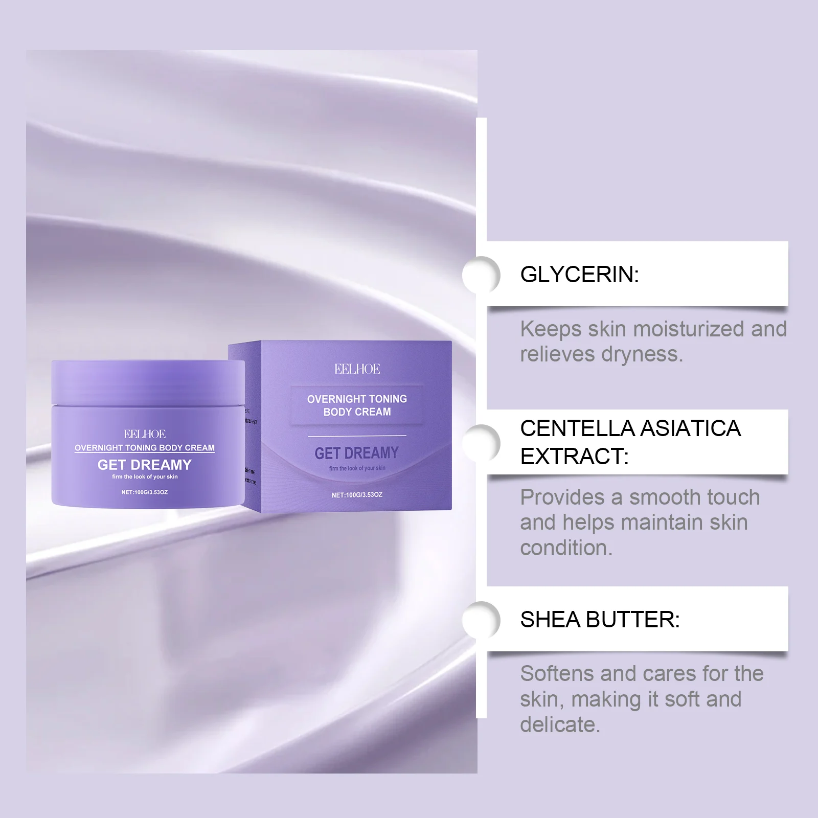 Body Firming Cream 100g - Tightening & Nourishing Night Cream for Smooth Skin & Contoured Body Lines 8 body firming cream 100g cih b8uxf5ga desc 8