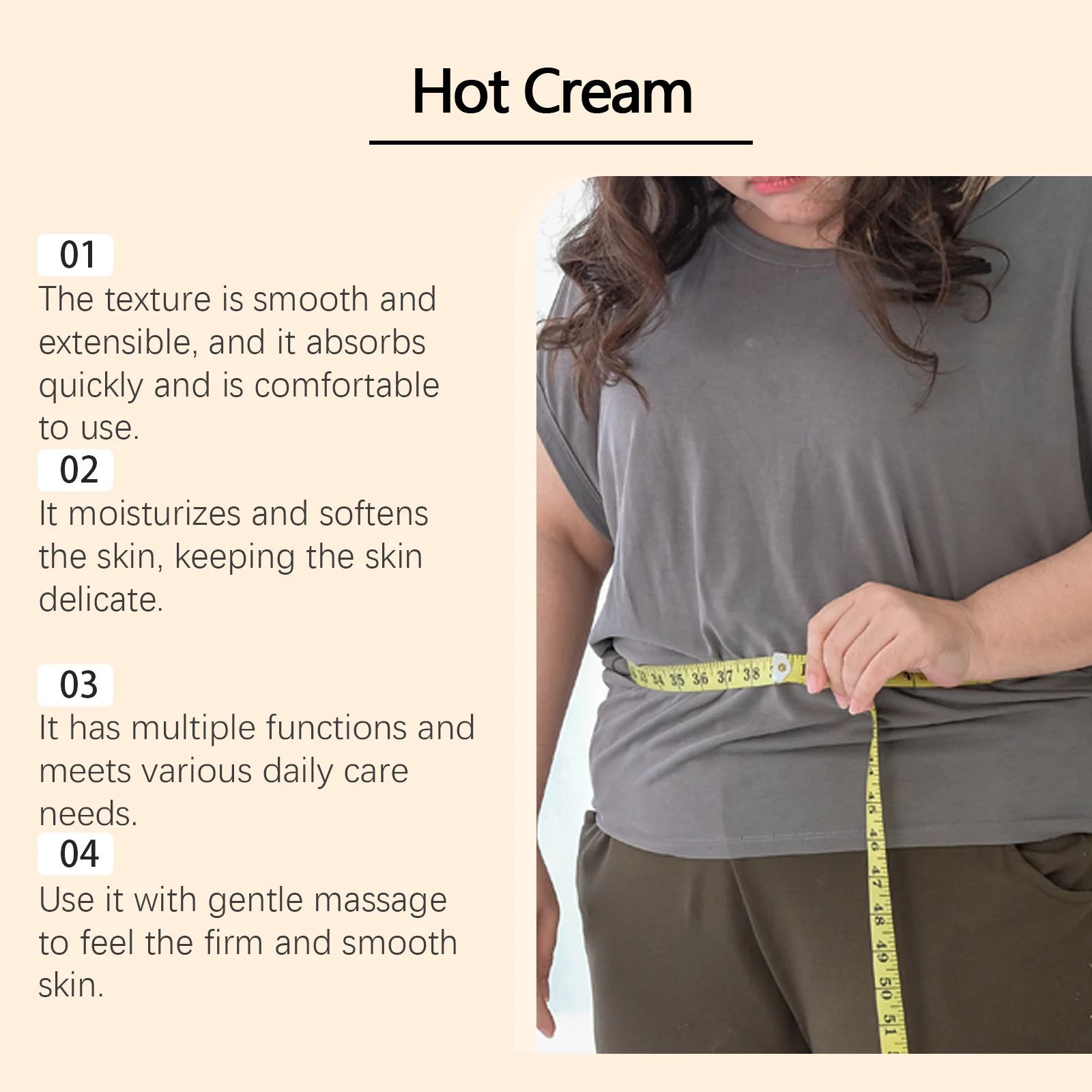 Body Firming Cream for Waist Abdomen Legs Ultra Moisturizing & Tightening Lotion 118g 10 body firming cream ultra moisturizing tightening lotion 118g cih wje9ttek desc 10