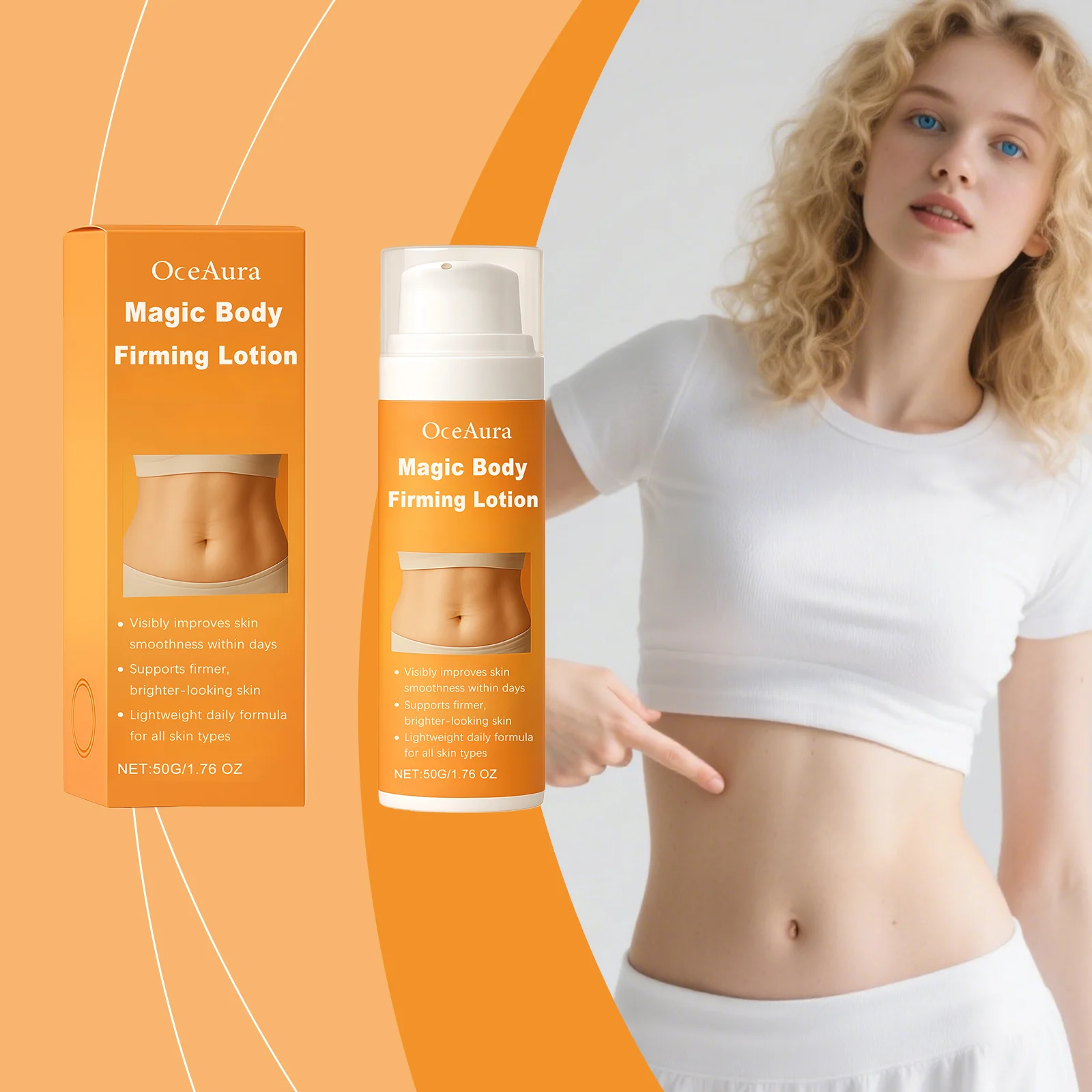 OceAura Magic Body Firming Lotion - Hydrating & Moisturizing Skin Firming Cream 2 body firming lotion moisturizer der erdkse3q desc 2