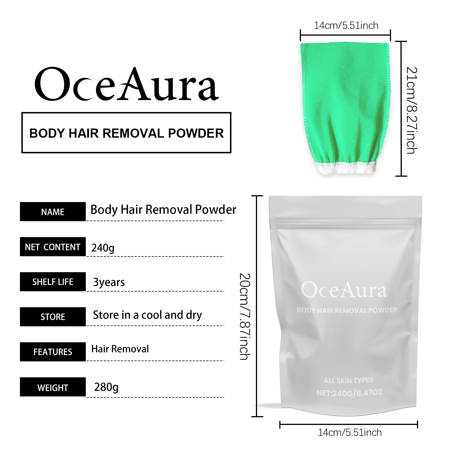 Body Hair Removal Powder All Skin Types Gentle Full Body Depilatory 1 body hair removal powder gentle skin cih n274d9s7 desc 1