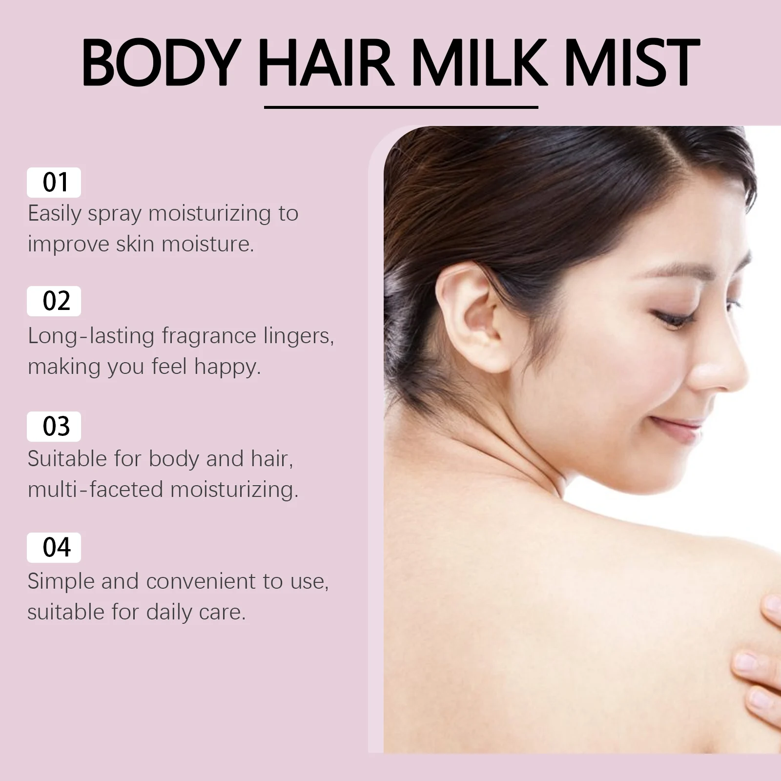 Coconut Milk Body and Hair Moisturizing Mist 100ml 6 body moisturizing spray 100ml vanilla cream puff cih 2rsamkp6 desc 7