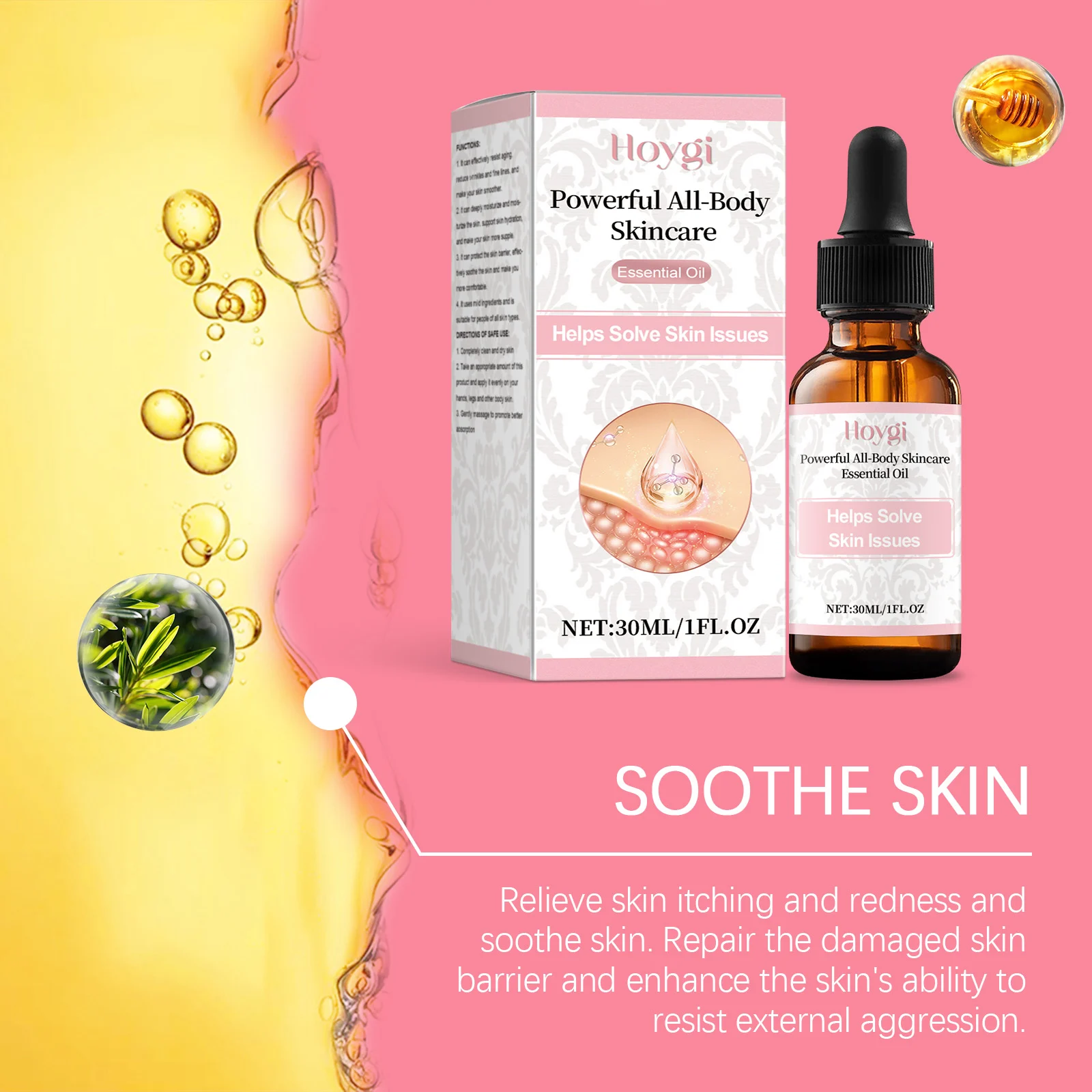 Body Skincare Oil 30ml Deep Moisturizing Anti-Aging Essential Oil for All Skin Types 7 body skincare oil 30ml moisturizing anti aging cih ybze9ht4 desc 7