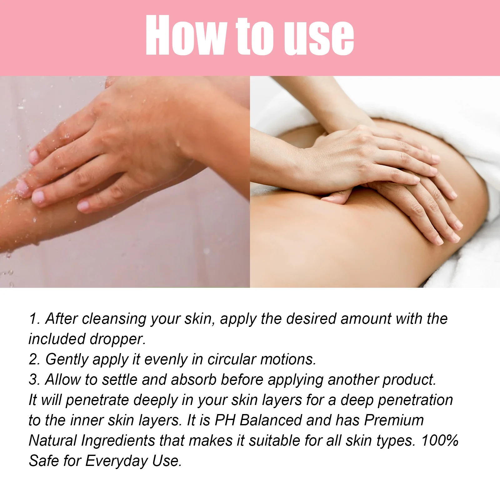 Body Tightening Oil Firming Moisturizer for Arms Thighs Stomach Skin Care Massage 2 body tightening firming oil 30ml cih t54na4pu desc 2