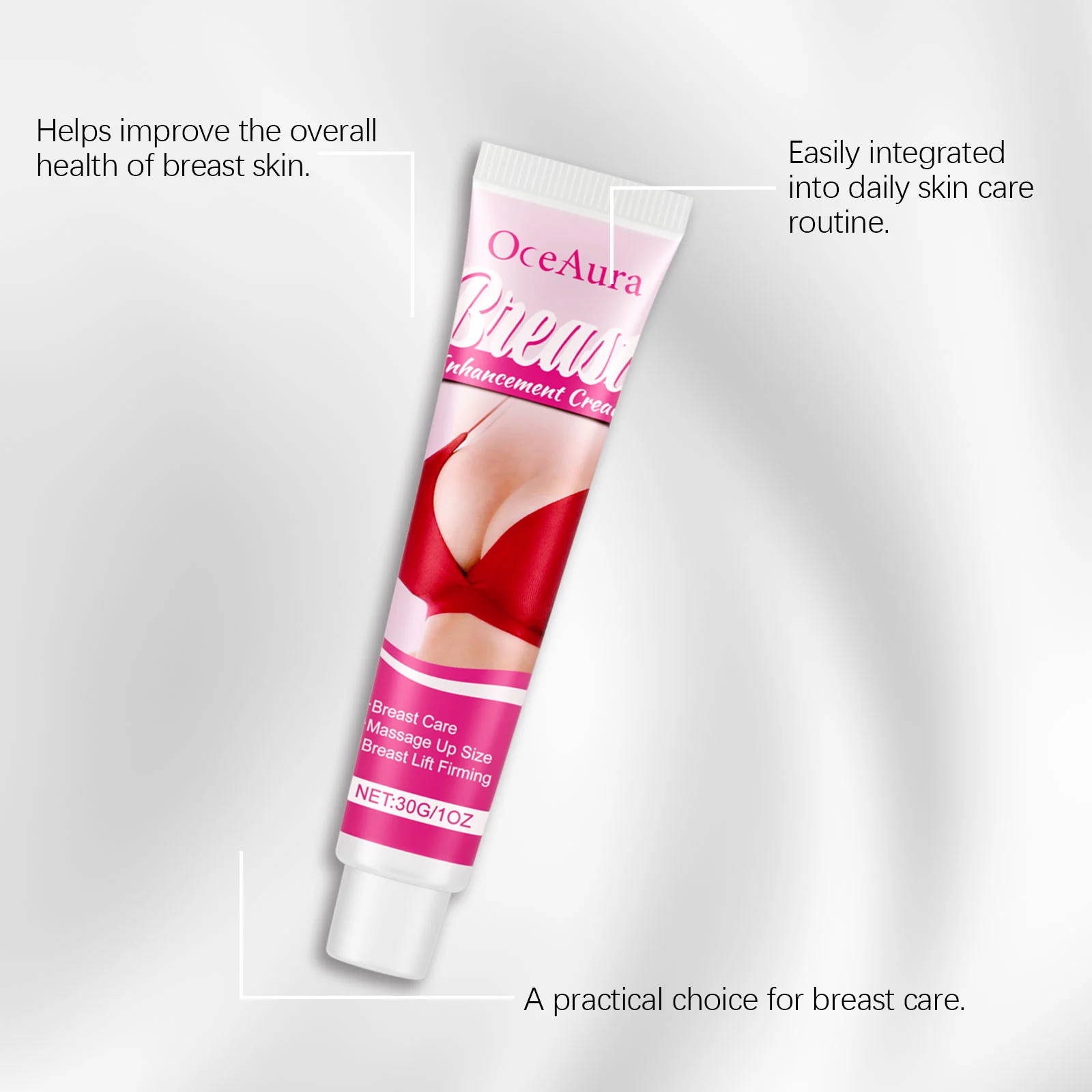 OceAura Breast Enhancement Cream - Firm, Lift & Nourish for Firmer Skin 6 breast enhancement firming cream cih kjmmfvye desc 6
