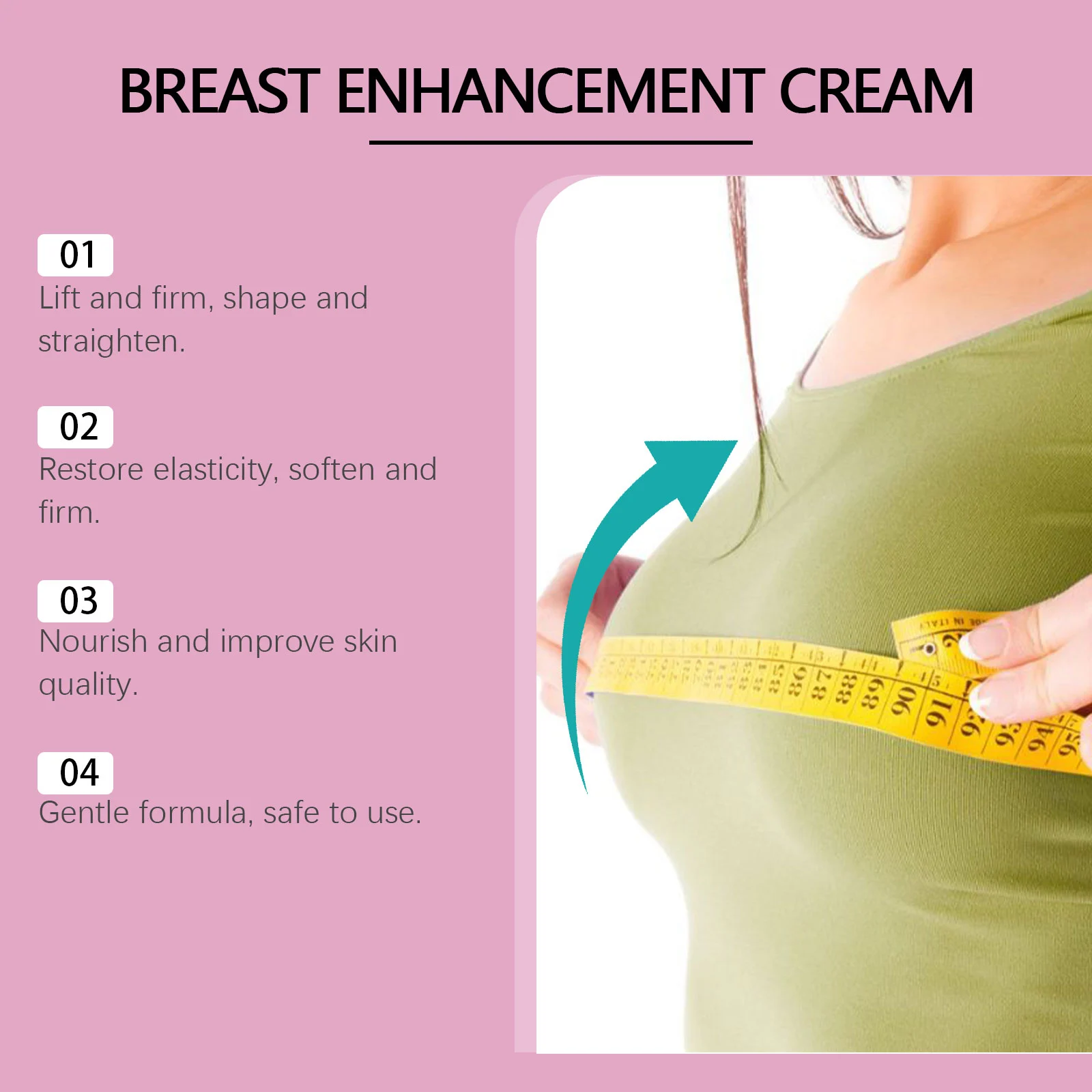 OceAura Breast Enhancement Cream - Firm, Lift & Nourish for Firmer Skin 9 breast enhancement firming cream cih kjmmfvye desc 9