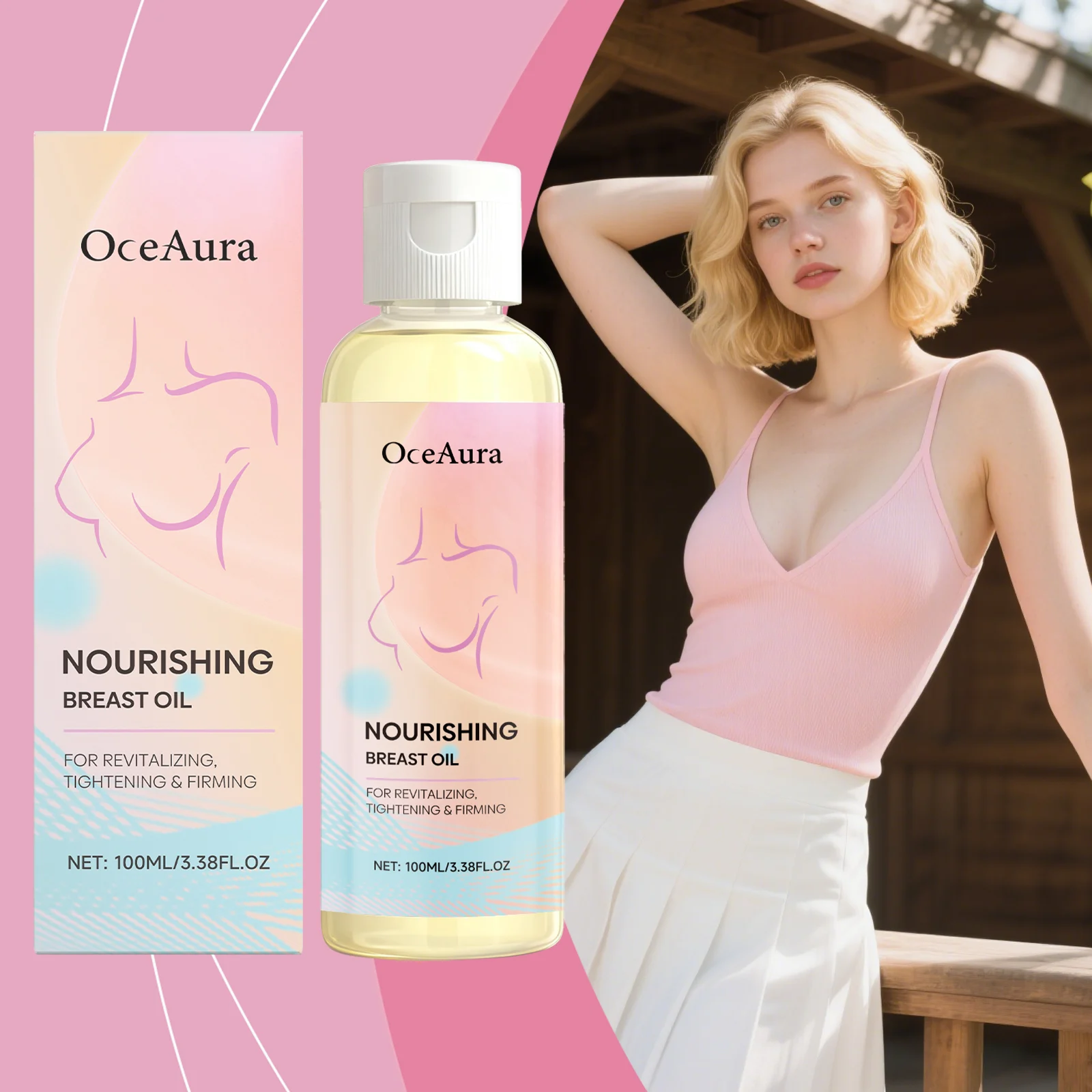 OceAura Nourishing Breast Oil for Tightening, Firming & Moisturizing 2 breast firming oil der 99ua6er2 desc 2