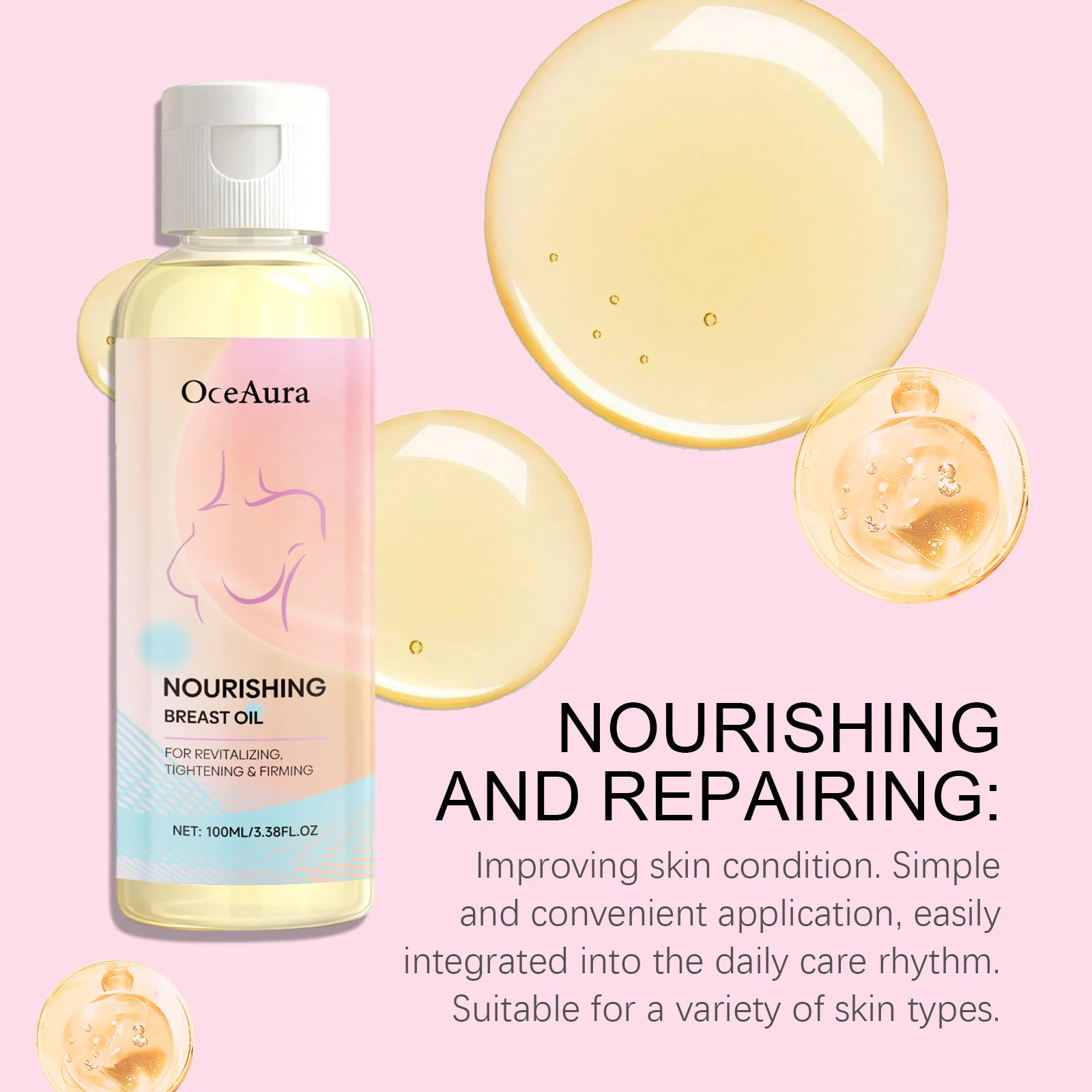 OceAura Nourishing Breast Oil for Tightening, Firming & Moisturizing 5 breast firming oil der 99ua6er2 desc 5
