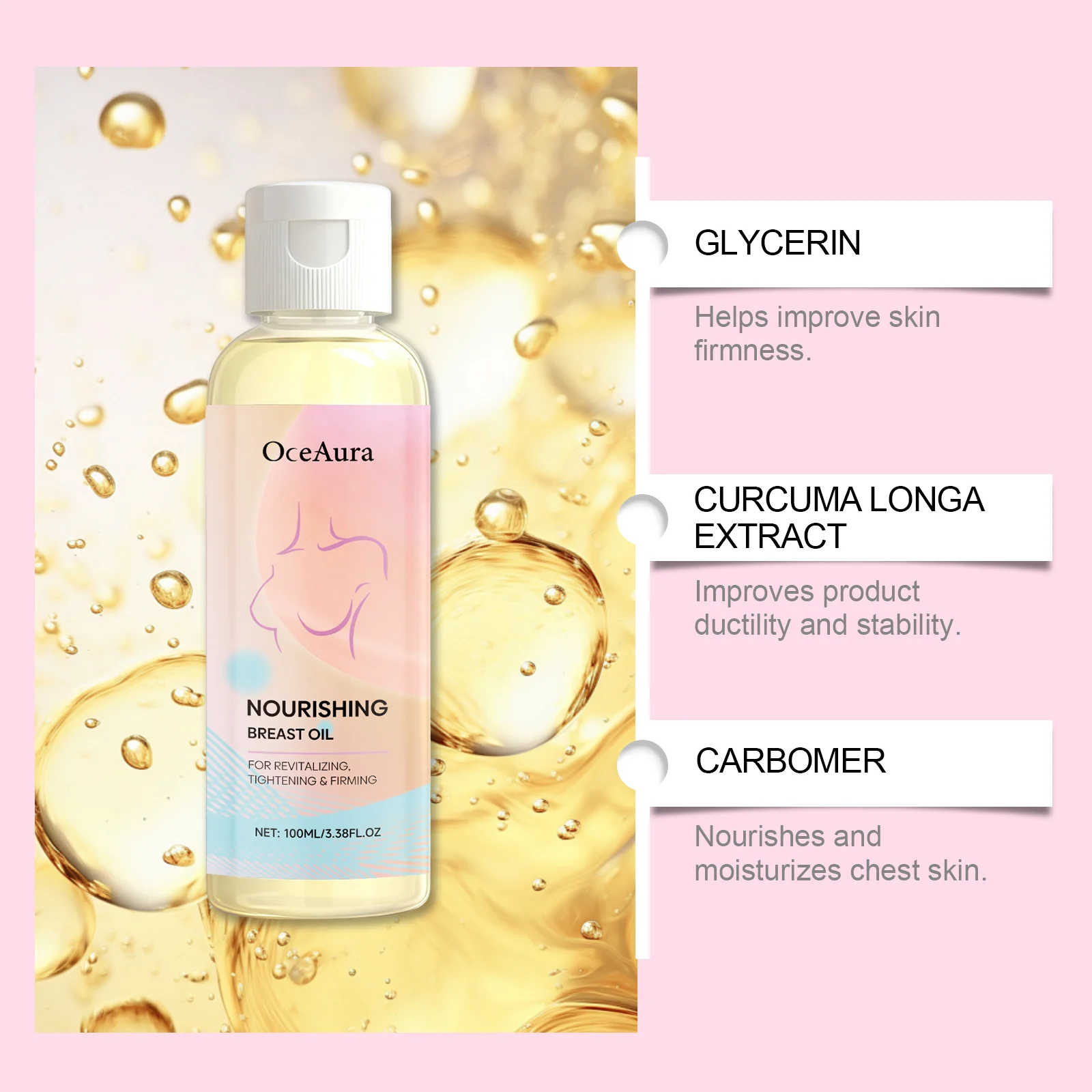 OceAura Nourishing Breast Oil for Tightening, Firming & Moisturizing 6 breast firming oil der 99ua6er2 desc 6