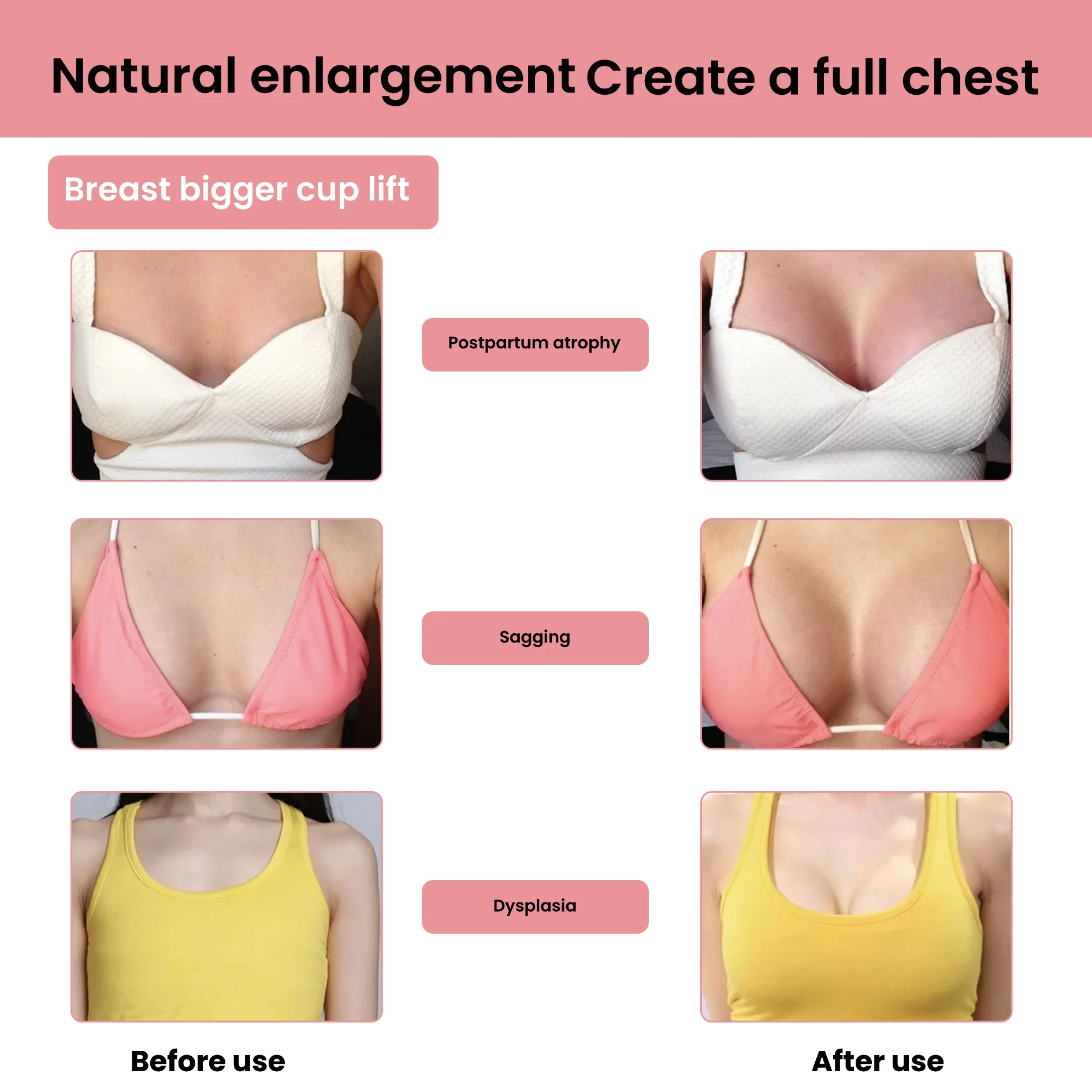 Breast Massage Oil for Firming and Plumping, 20ml 10 breast massage oil firming plumping 20ml cih dv7an73d desc 10
