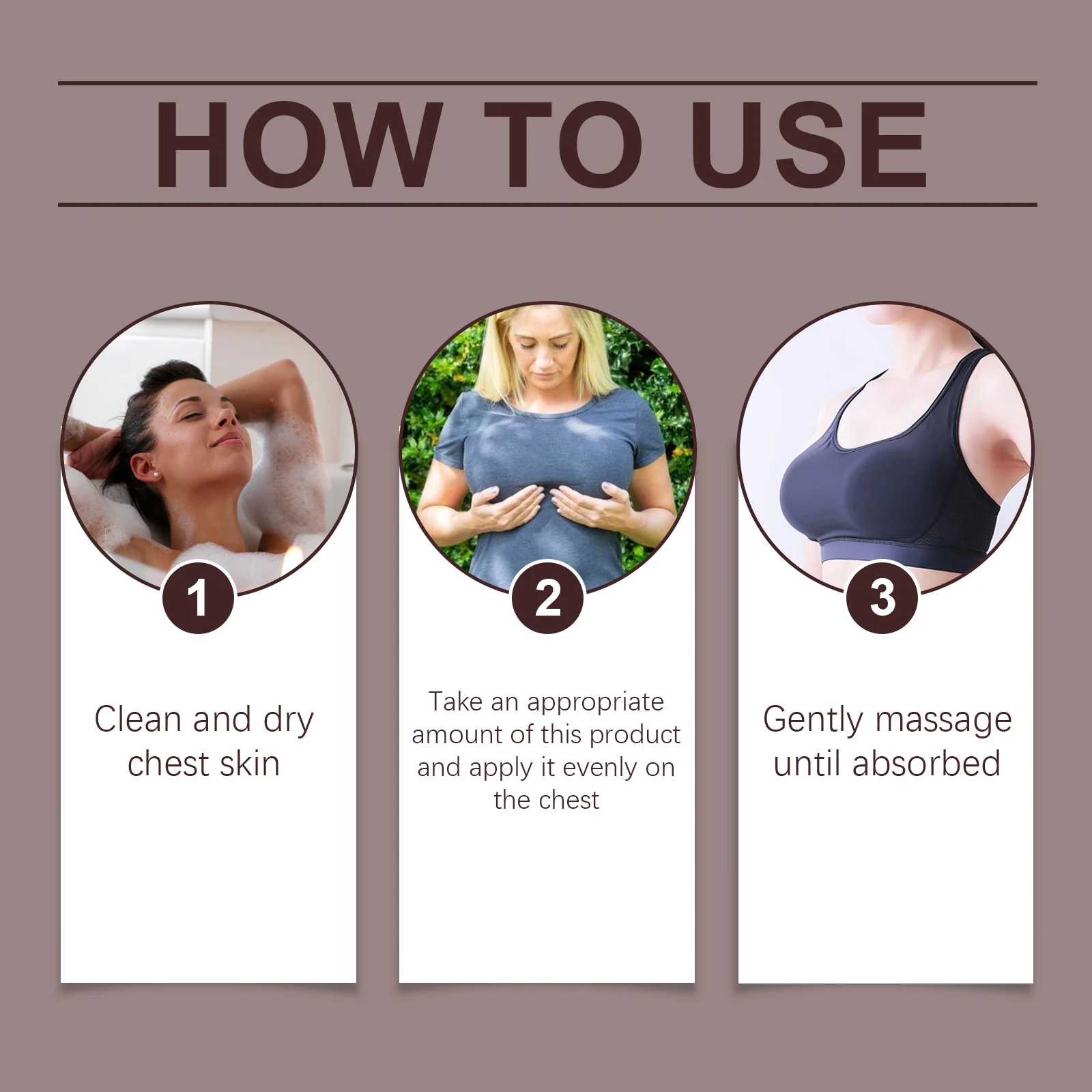 Breast Serum Chest Massage Essence Brightening Firming Moisturizing Nourishing 30ml 4 breast serum massage essence brightening firming cih v8n9kg2k desc 4