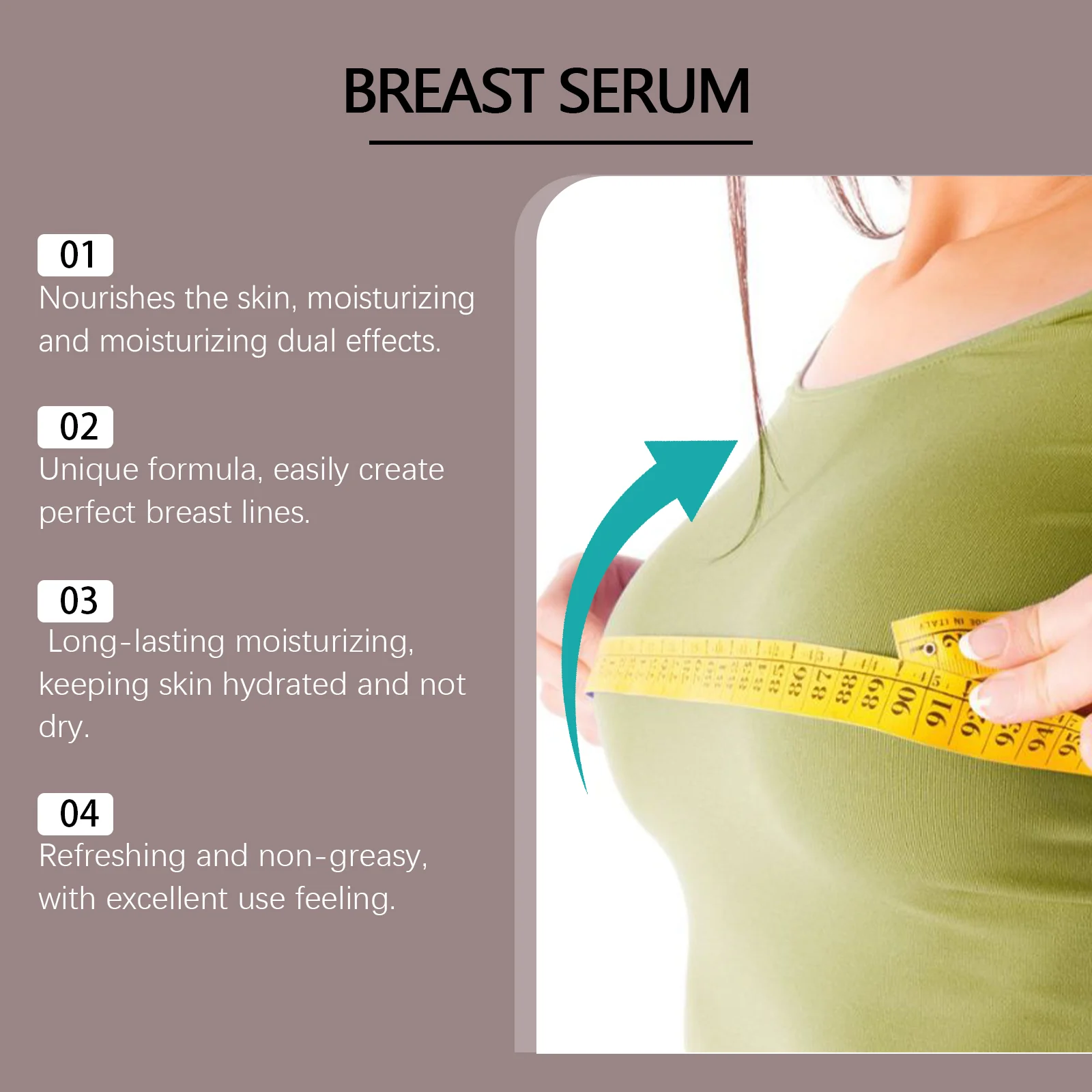 Breast Serum Chest Massage Essence Brightening Firming Moisturizing Nourishing 30ml 5 breast serum massage essence brightening firming cih v8n9kg2k desc 5