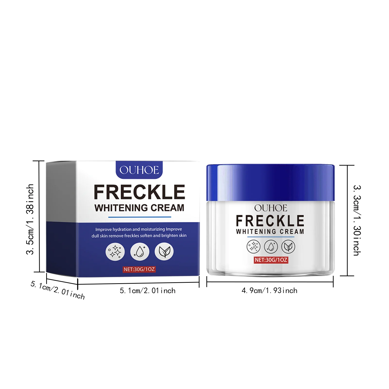 Brightening Cream for Dark Spots 30g, Whitening & Hydrating Face Cream to Improve Dullness 1 brightening cream dark spots whitening hydrating 30g cih 9srxb8ya desc 1