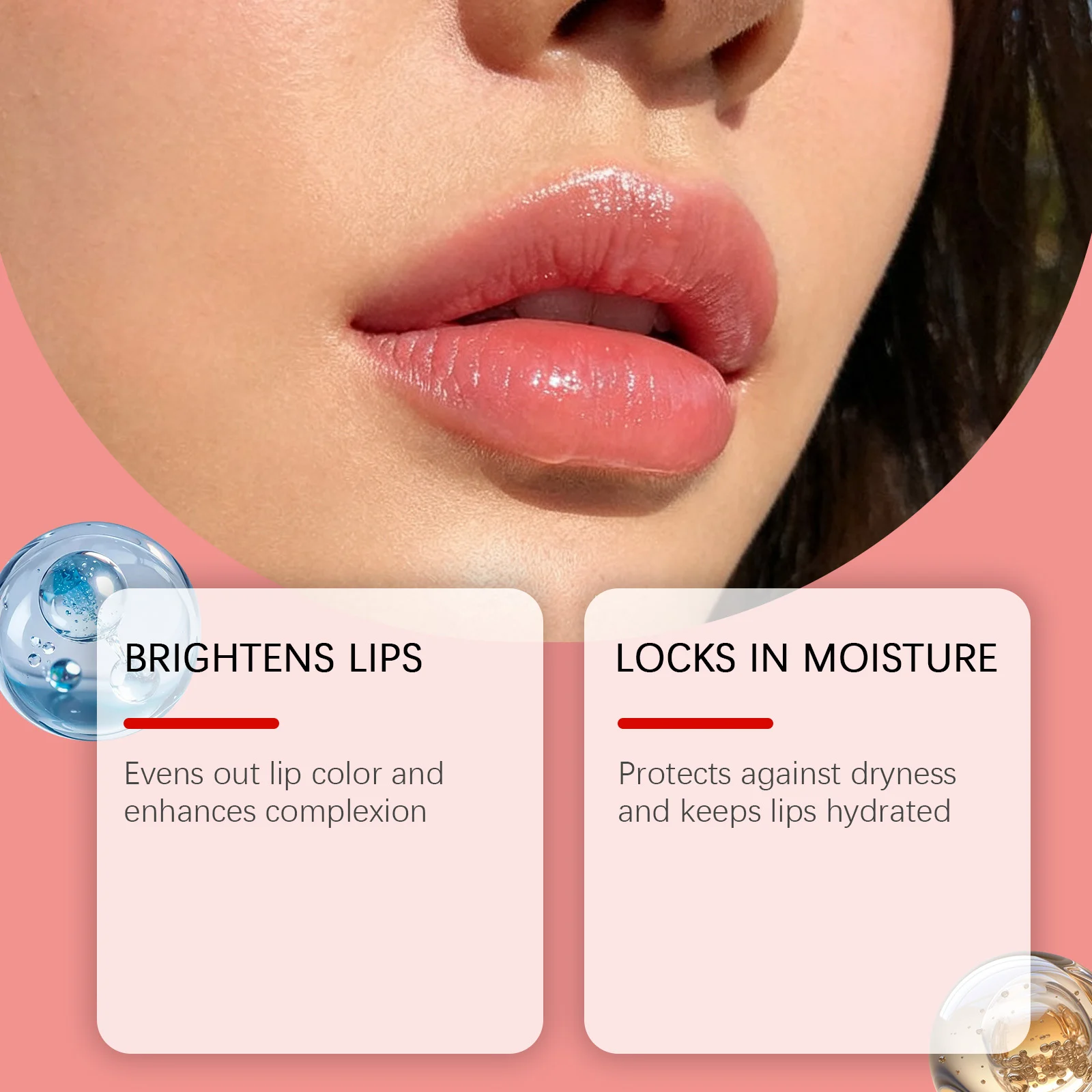 Brightening Lip Balm 30g, Hydrating Tint for Pink Lips, Nourishing & Renewing 5 brightening lip balm 30g renewing hydrating cih f32k38j5 desc 5