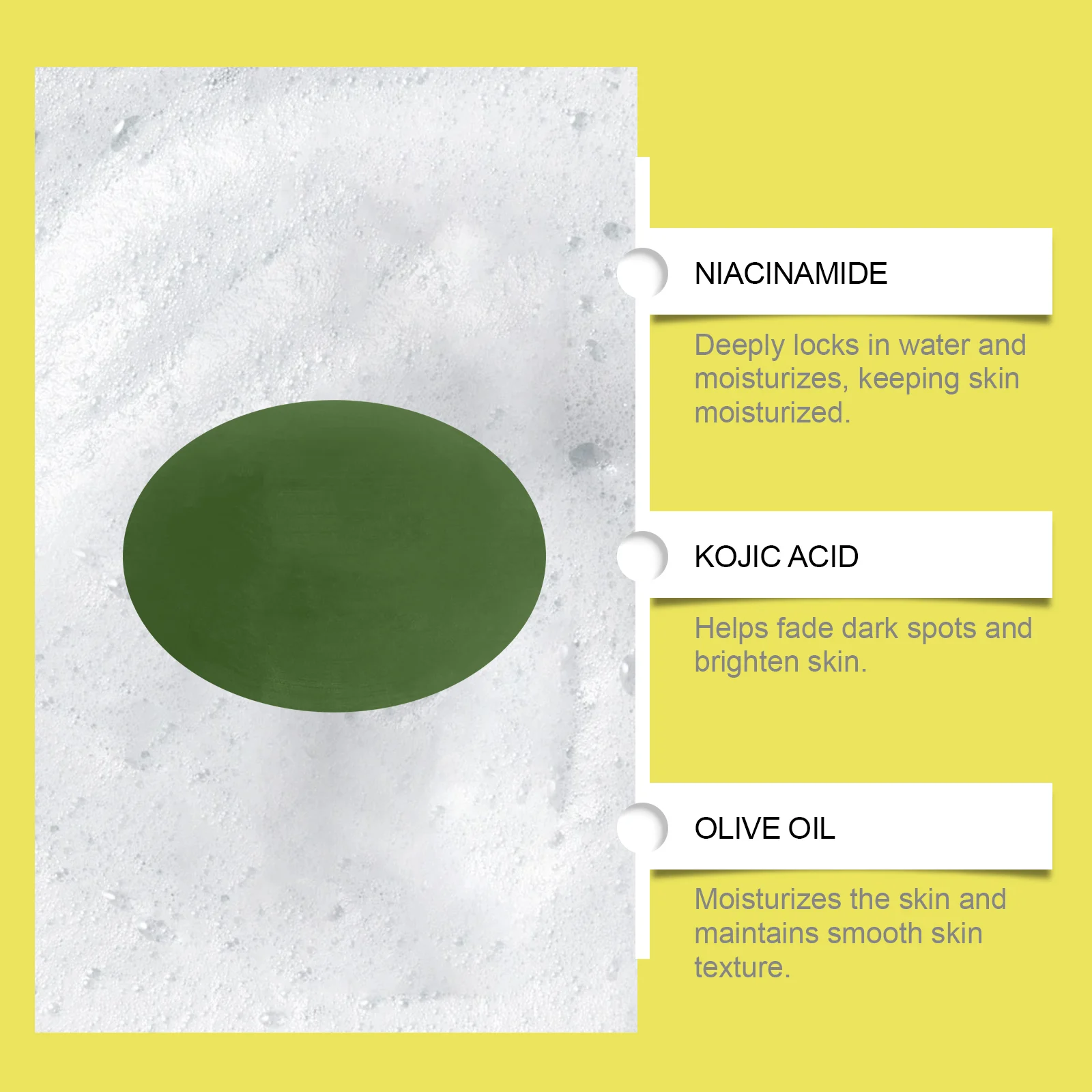 Brightening Skin Soap with Kojic Acid & Tranexamic Acid, Moisturizing Dark Spot Treatment Bar 100g 5 brightening skin soap kojic acid tranexamic acid dark spot bar 100g cih k45kf9bn desc 5