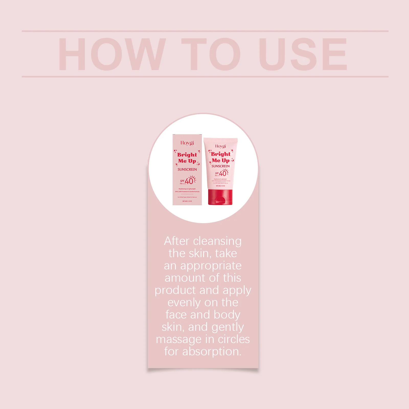 Brightening Sunscreen SPF PA++++ 40g Lightweight Daily Face & Body Moisturizer with Niacinamide 4 brightening sunscreen spf pa plus plus plus plus 40g lightweight daily face body moisturizer der gruazkxw desc 4