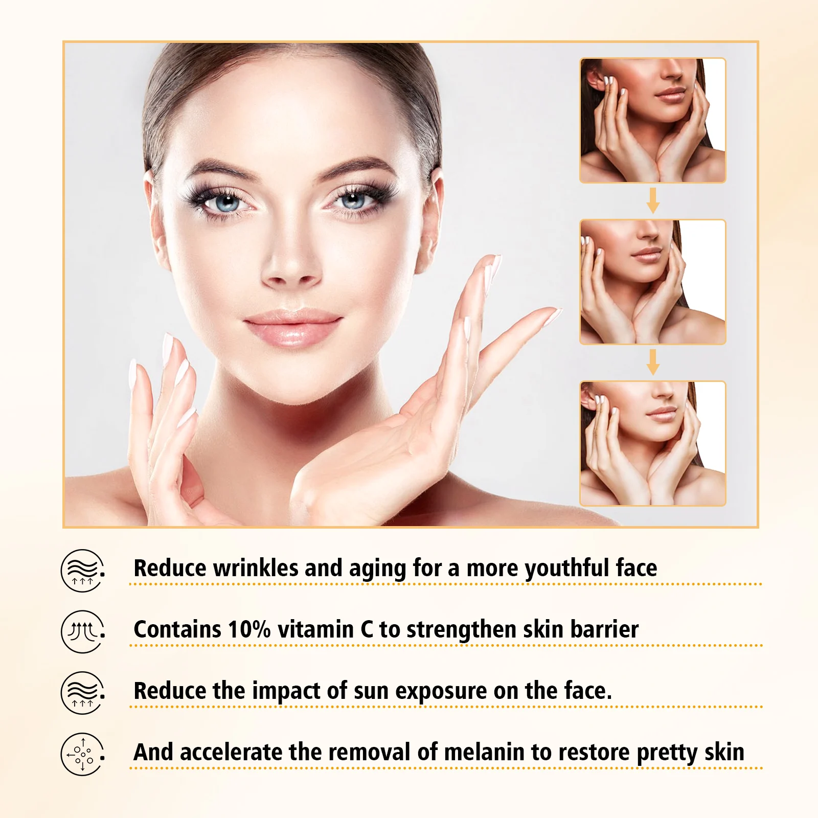 Hoygi Brightening Serum with 10% Vitamin C, Niacinamide - Lighten & Even Skin Tone 5 brightening vitamin c serum cih uedut5e3 desc 5