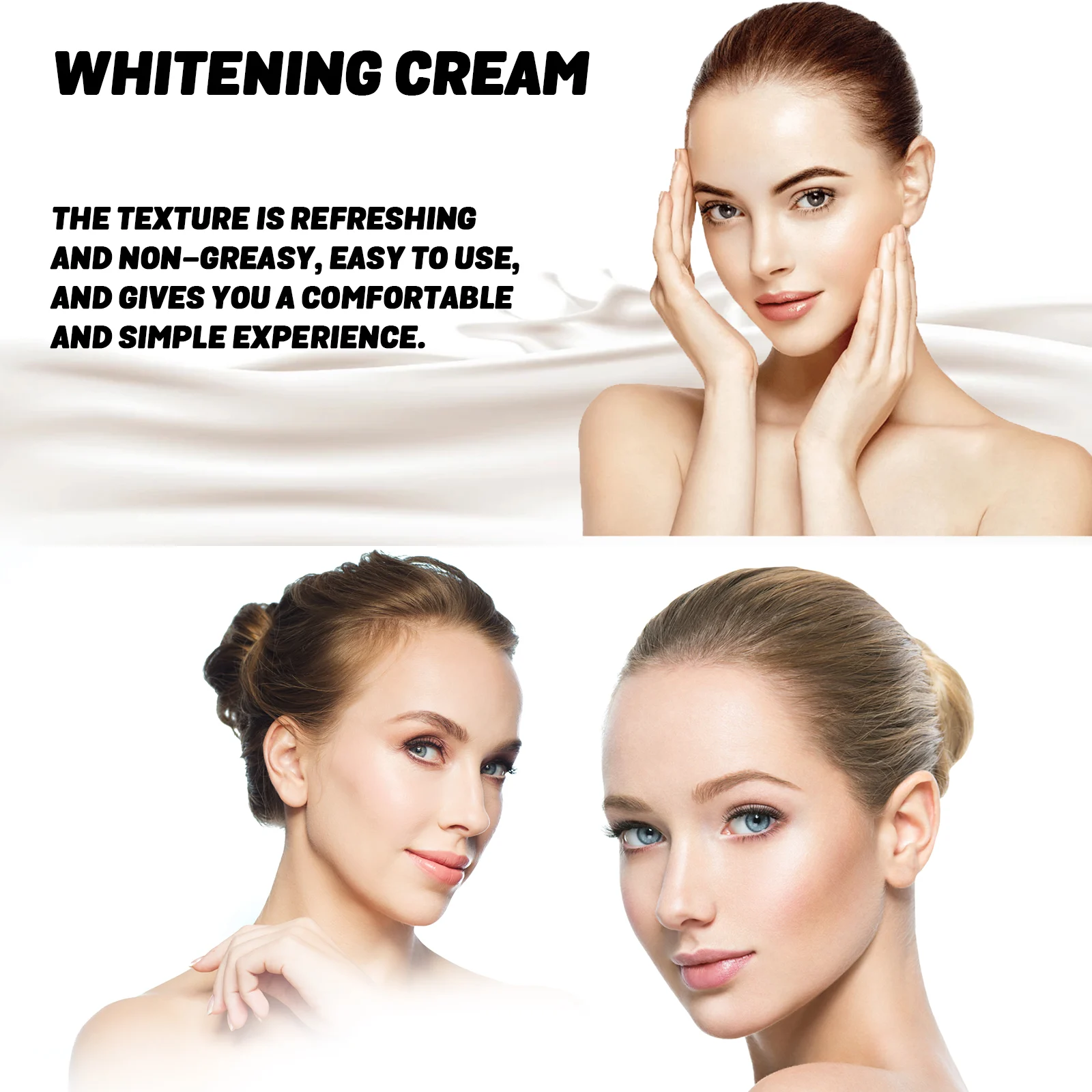 OUHOE Brightening Cream with Niacinamide & Coconut Oil, Whitening, Hydrating, Anti-Aging 5 brightening whitening face cream cih gputy4mu desc 5