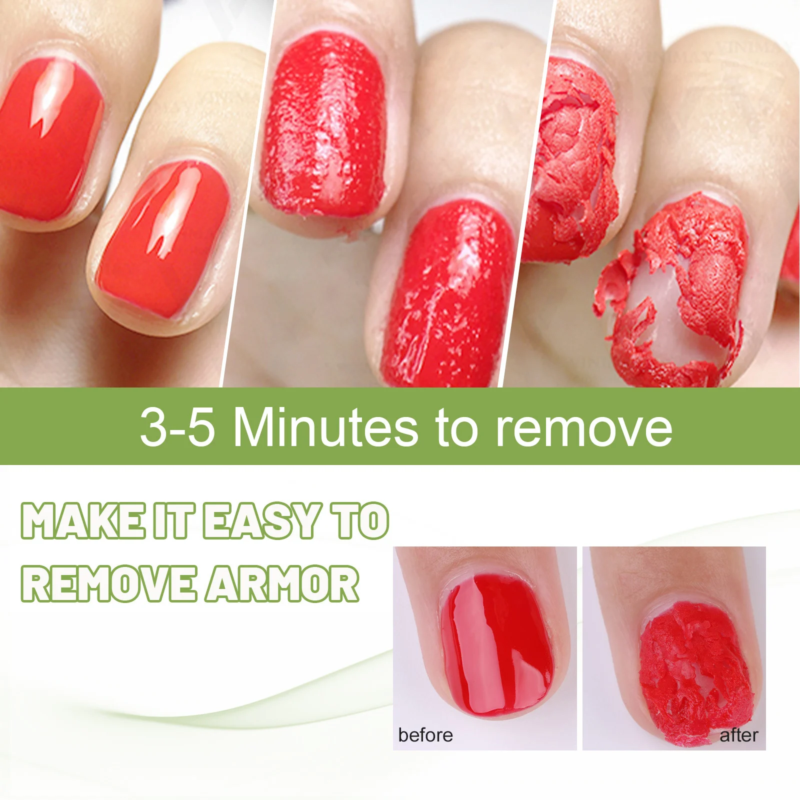 Burst Nail Polish Remover 15ml Fast Soak-Off Gel Nail Remover for Salon & Home Use 7 burst nail polish remover 15ml fast soak off gel remover cih gw788xxx desc 7