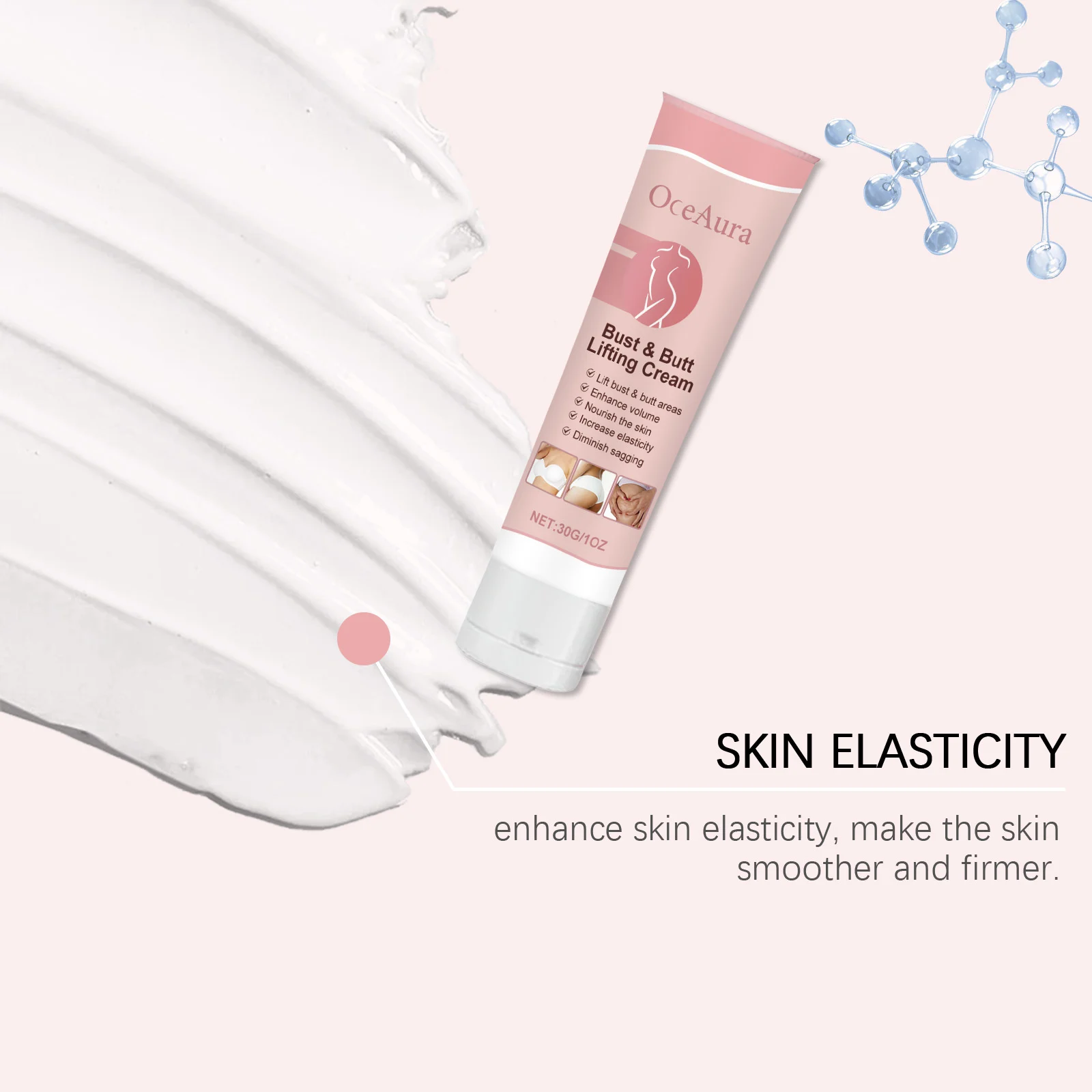 Bust and Butt Lifting Cream 30g for Firming, Shaping and Nourishing Skin 7 bust butt lifting firming cream 30g cih gdcb7asm desc 7