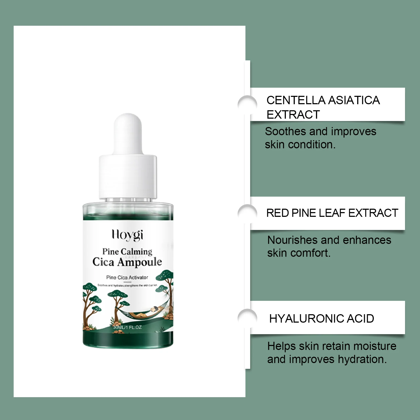Centella Asiatica Serum 30ml Soothing Hydrating Face Essence for Skin Barrier Repair 10 centella asiatica serum 30ml soothing hydrating face essence cih wbap65d7 desc 10