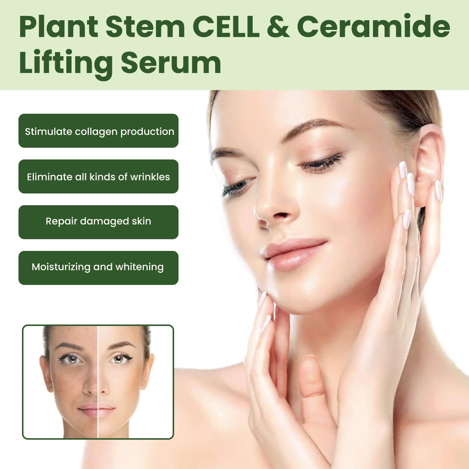 Ceramide Lifting Serum 15ml Deep Hydration Anti-Wrinkle Firming Essence 4 ceramide lifting serum 15ml cih cu3qdjcs desc 4