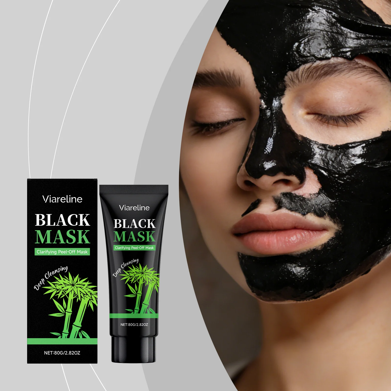 Charcoal Peel Off Mask 80g for Deep Pore Cleansing and Oil Control 2 charcoal peel off mask 80g der v35d3rrz desc 2