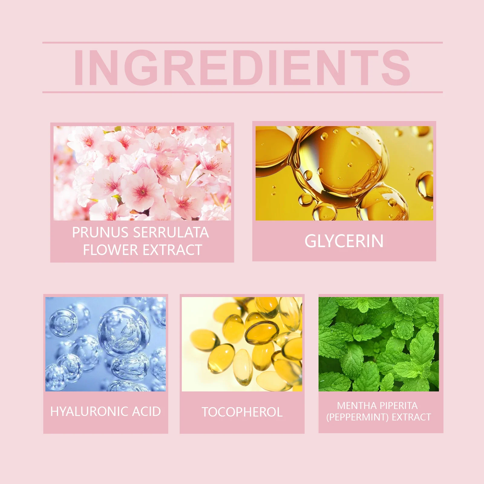 OUHOE Cherry Blossom Essential Oil for Face Moisturizing, Firming, and Wrinkle Reduction 3 cherry blossom essential oil cih h7gjakh9 desc 3