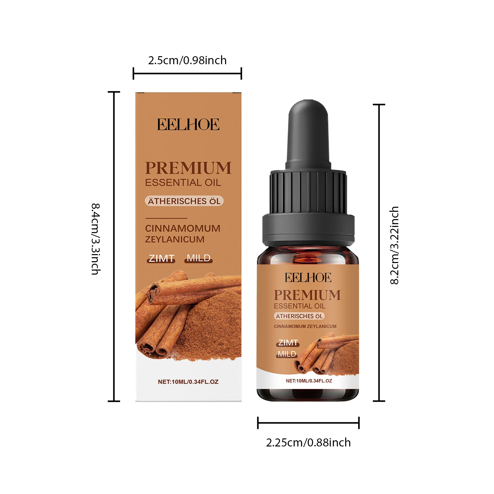 Cinnamon Aromatherapy Essential Oil Moisturizing Body Care 10ml 1 cinnamon aromatherapy essential oil 10ml der 69yjszrk desc 1