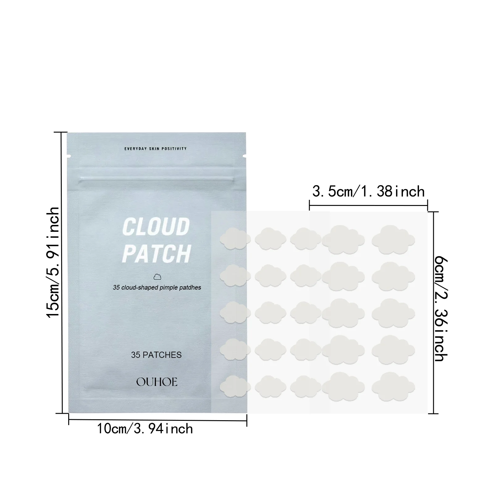 Cloud Pimple Patches for Acne Treatment, Ultra-Thin & Invisible Spot Healing Patches (35 Patches) 1 cloud pimple patches acne treatment invisible spot healing cih 8wjkmjm3 desc 1