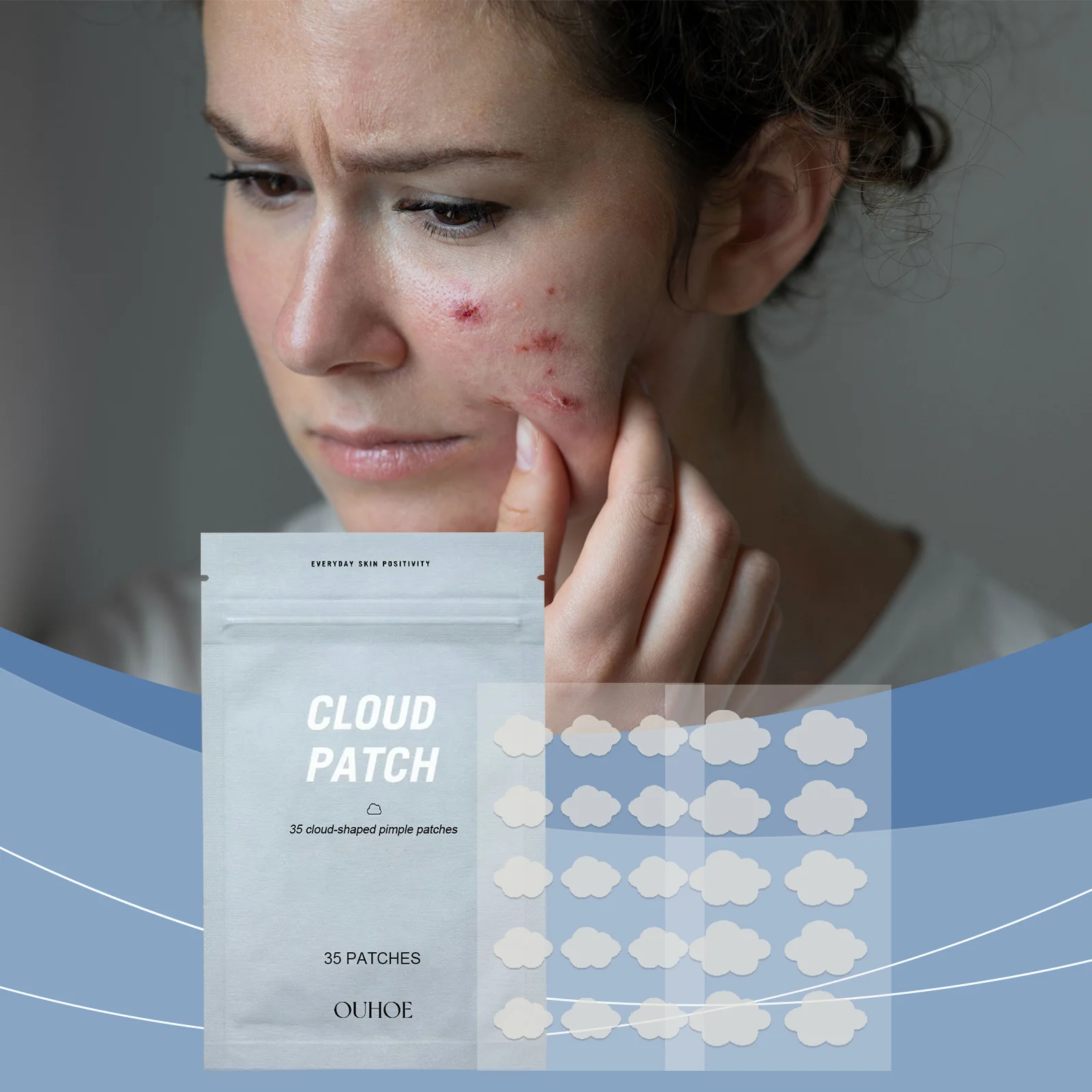 Cloud Pimple Patches for Acne Treatment, Ultra-Thin & Invisible Spot Healing Patches (35 Patches) 2 cloud pimple patches acne treatment invisible spot healing cih 8wjkmjm3 desc 2