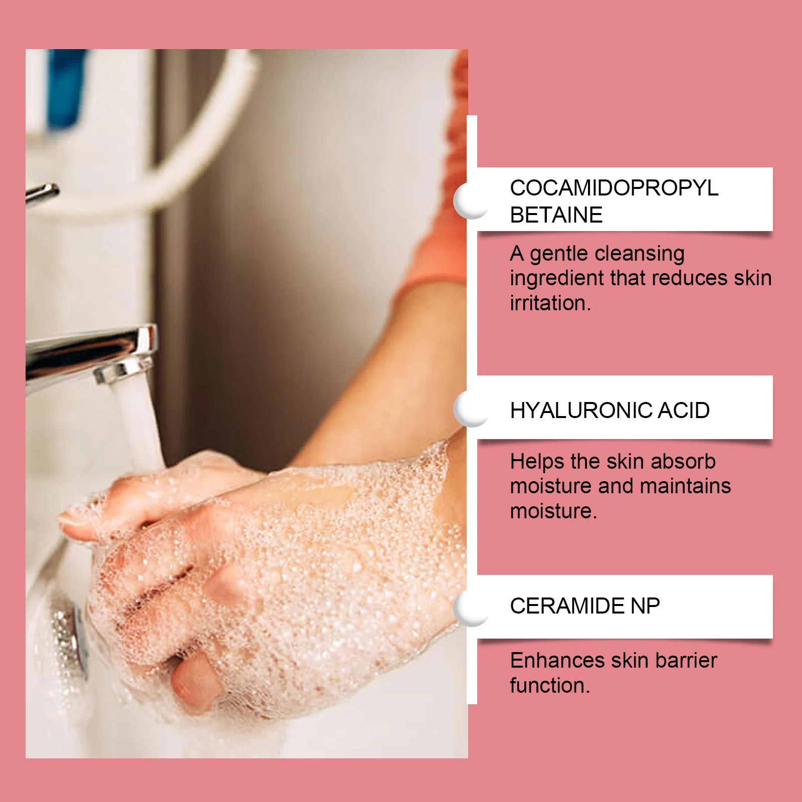 Coconut Moisturizing Hand Wash 100ml with Hyaluronic Acid & Ceramides for Gentle Cleansing and Hydration 10 coconut moisturizing hand wash 100ml cih txk9az88 desc 10