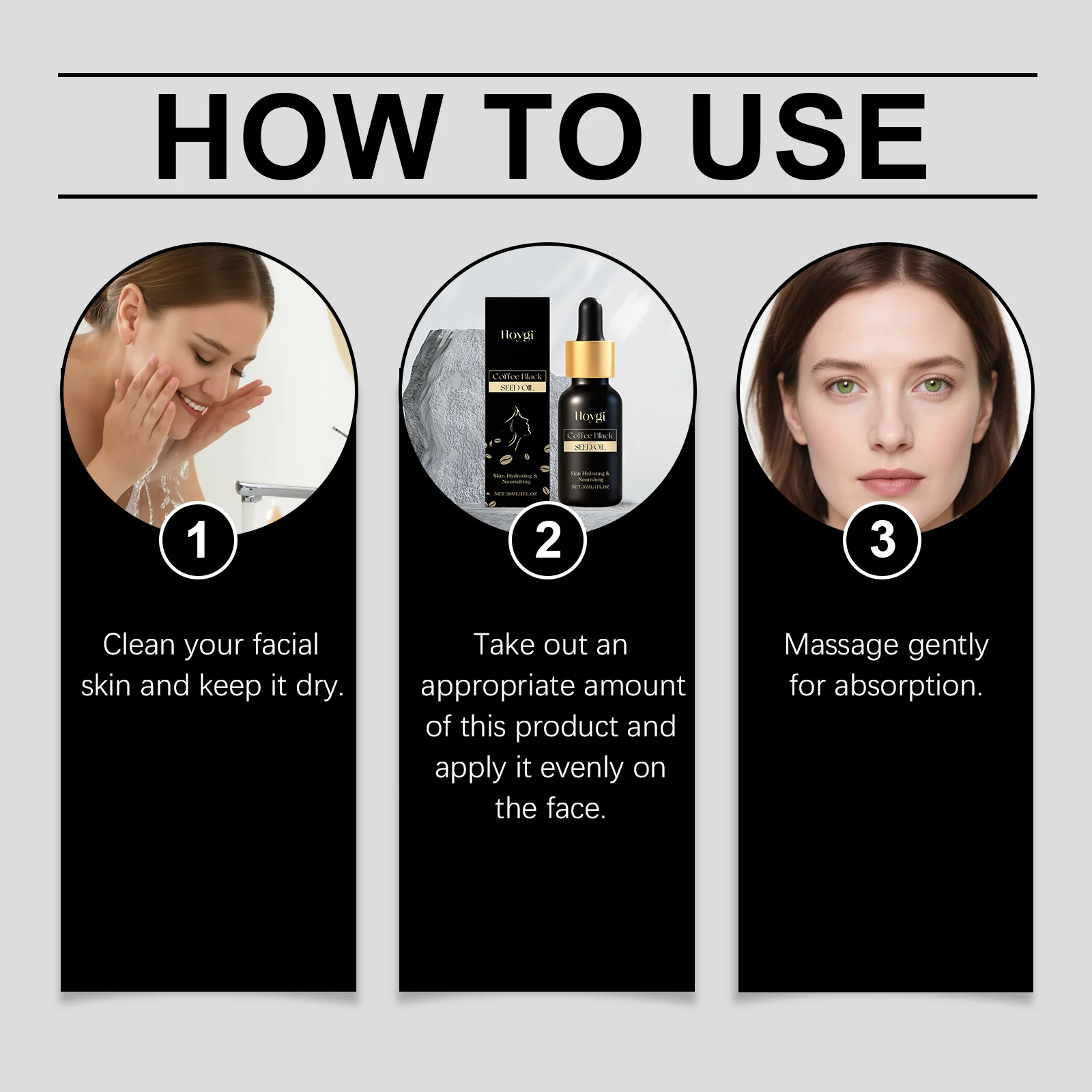 Coffee and Black Seed Oil Facial Serum 30ml for Hydration, Firming, and Daily Nourishment 4 coffee black seed oil facial serum 30ml der 6um6m7jw desc 4