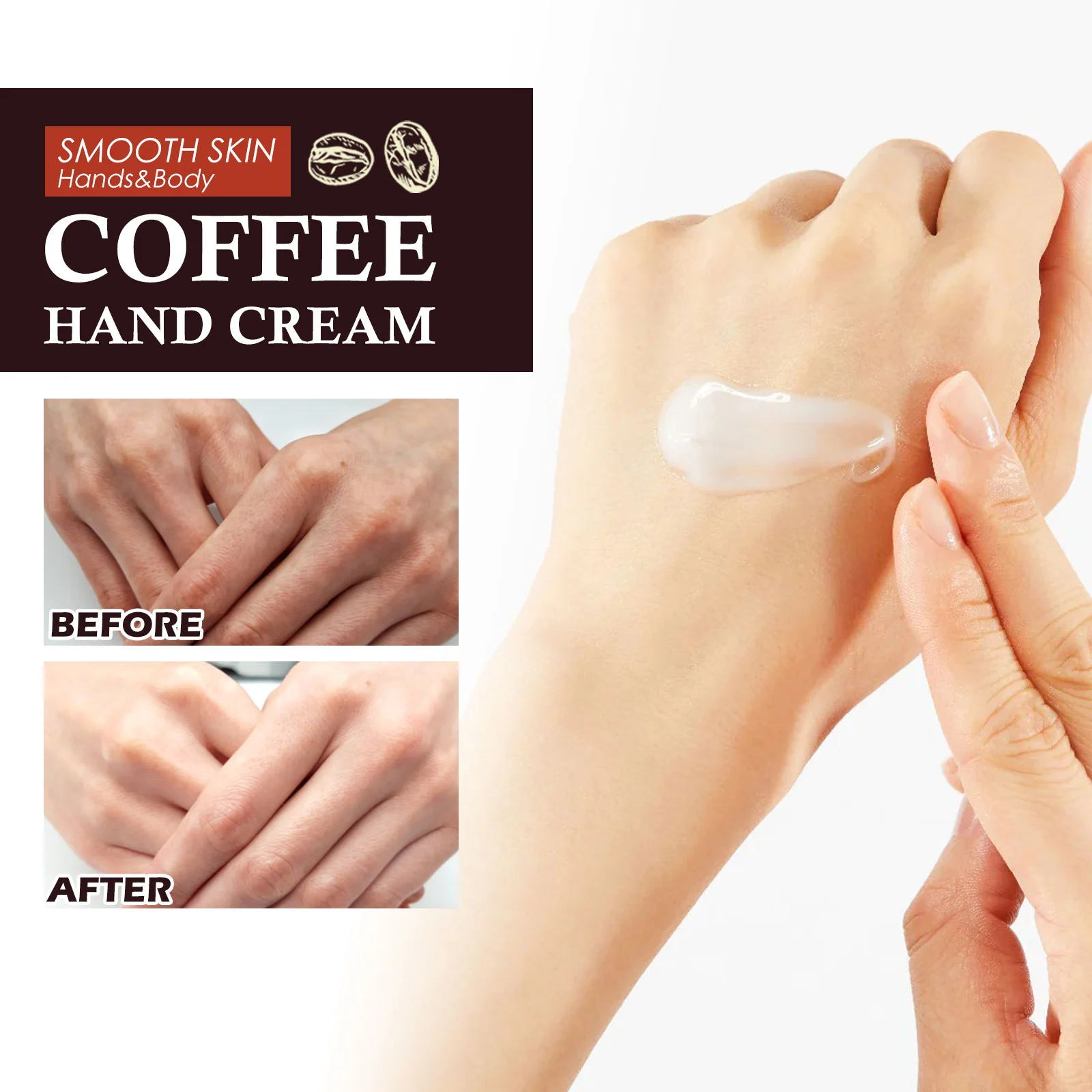 Hoygi Coffee Hand Cream for Hands & Body, Moisturizing, Nourishing, Lightens Wrinkles 9 coffee hand cream cih guq63jqc desc 9