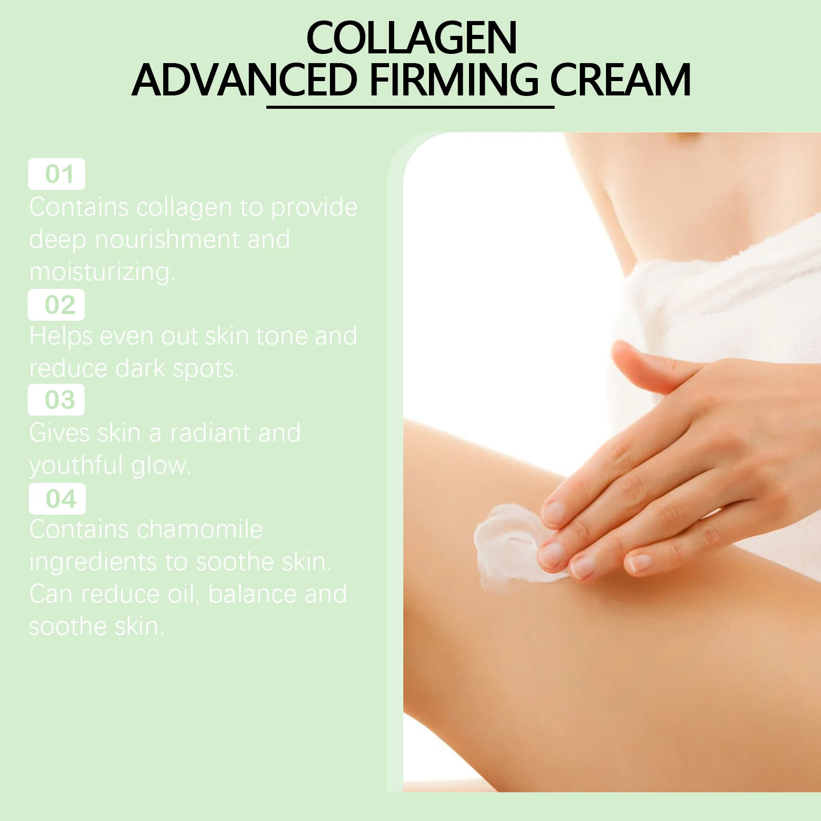 Collagen Body Cream 100g Firming & Moisturizing Cream for All Skin Types 5 collagen body cream 100g firming moisturizing cih d4y2t5ra desc 5 1