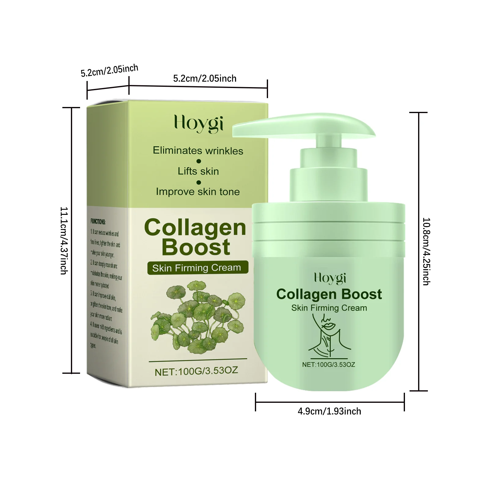 Hoygi Collagen Body Cream - Moisturizing, Firming & Hydrating Skin Care for Smooth Skin 1 collagen body cream cih j2ata2v3 desc 1