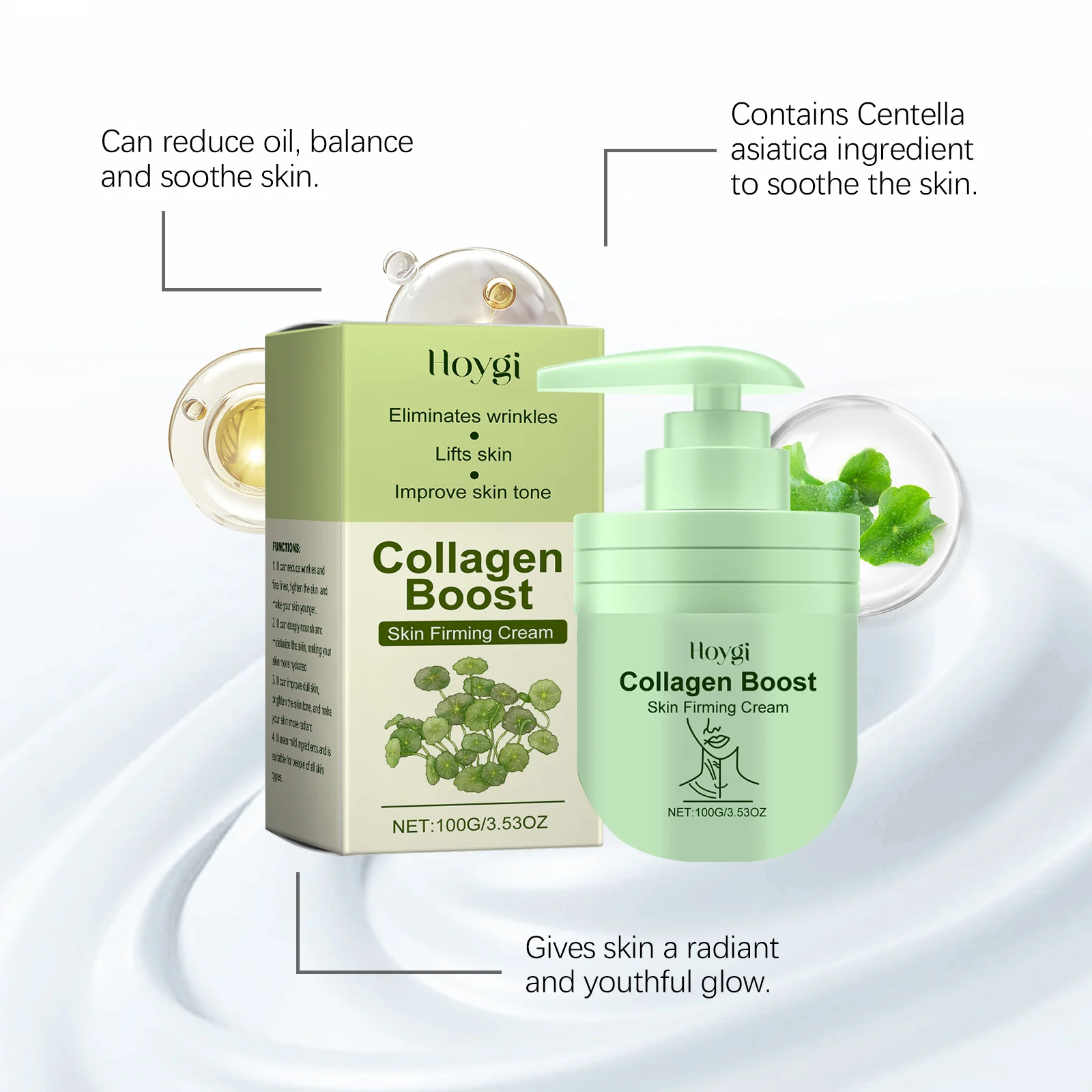 Hoygi Collagen Body Cream - Moisturizing, Firming & Hydrating Skin Care for Smooth Skin 6 collagen body cream cih j2ata2v3 desc 6
