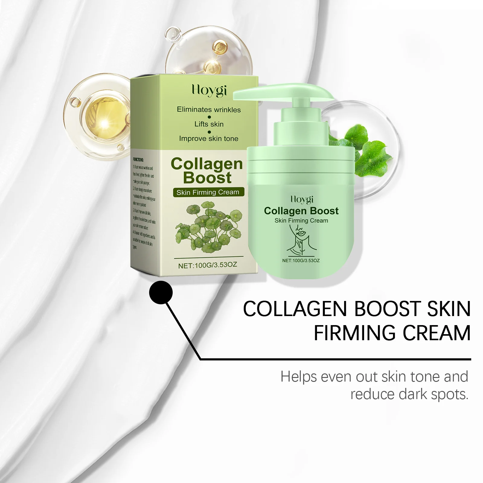 Hoygi Collagen Body Cream - Moisturizing, Firming & Hydrating Skin Care for Smooth Skin 7 collagen body cream cih j2ata2v3 desc 7