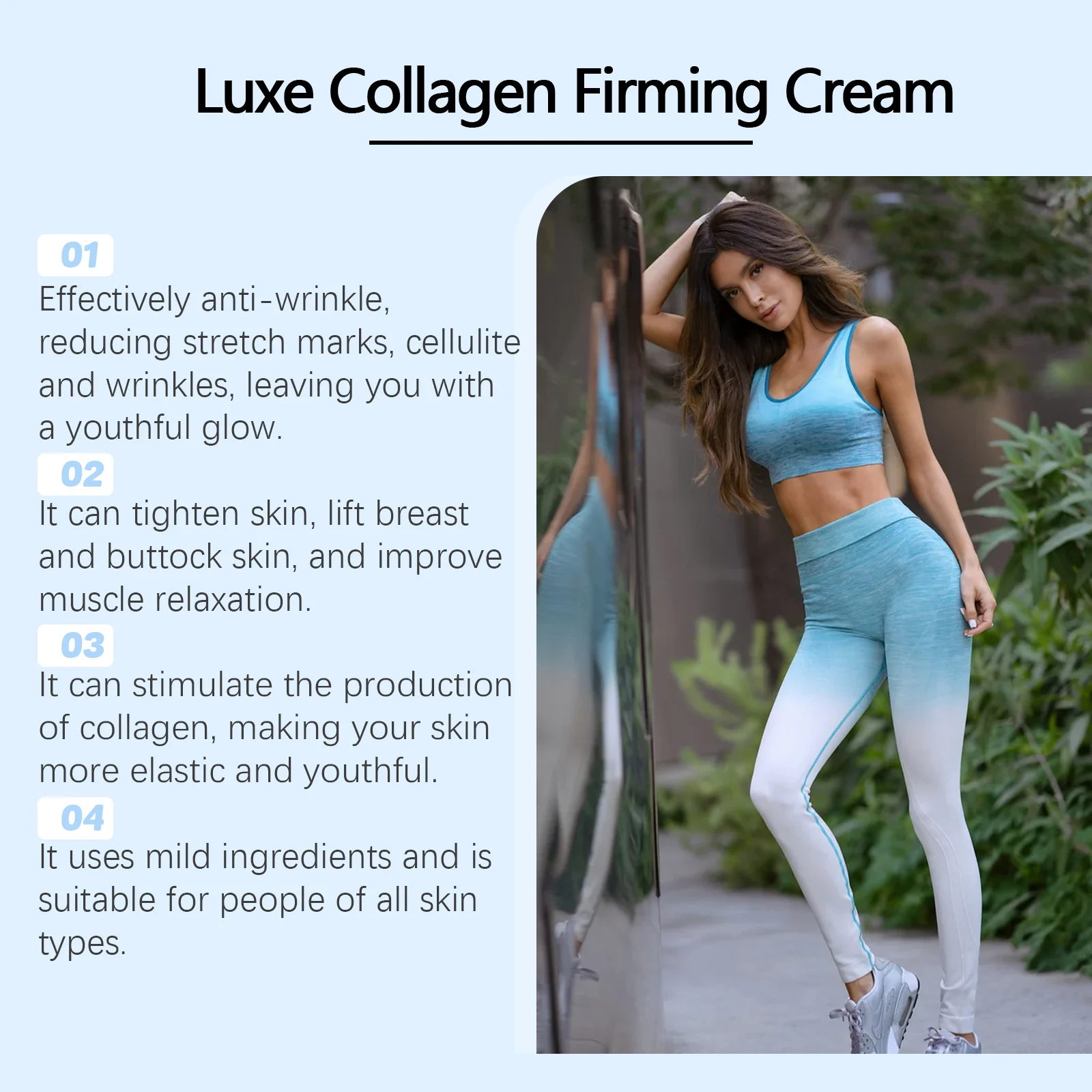 Collagen Firming Body Cream Tighten Skin Lift Breast Buttocks Anti-Wrinkle Moisturizing 100g 7 collagen firming body cream tighten skin lift breast buttocks anti wrinkle moisturizing 100g cih u3gta6j3 desc 7