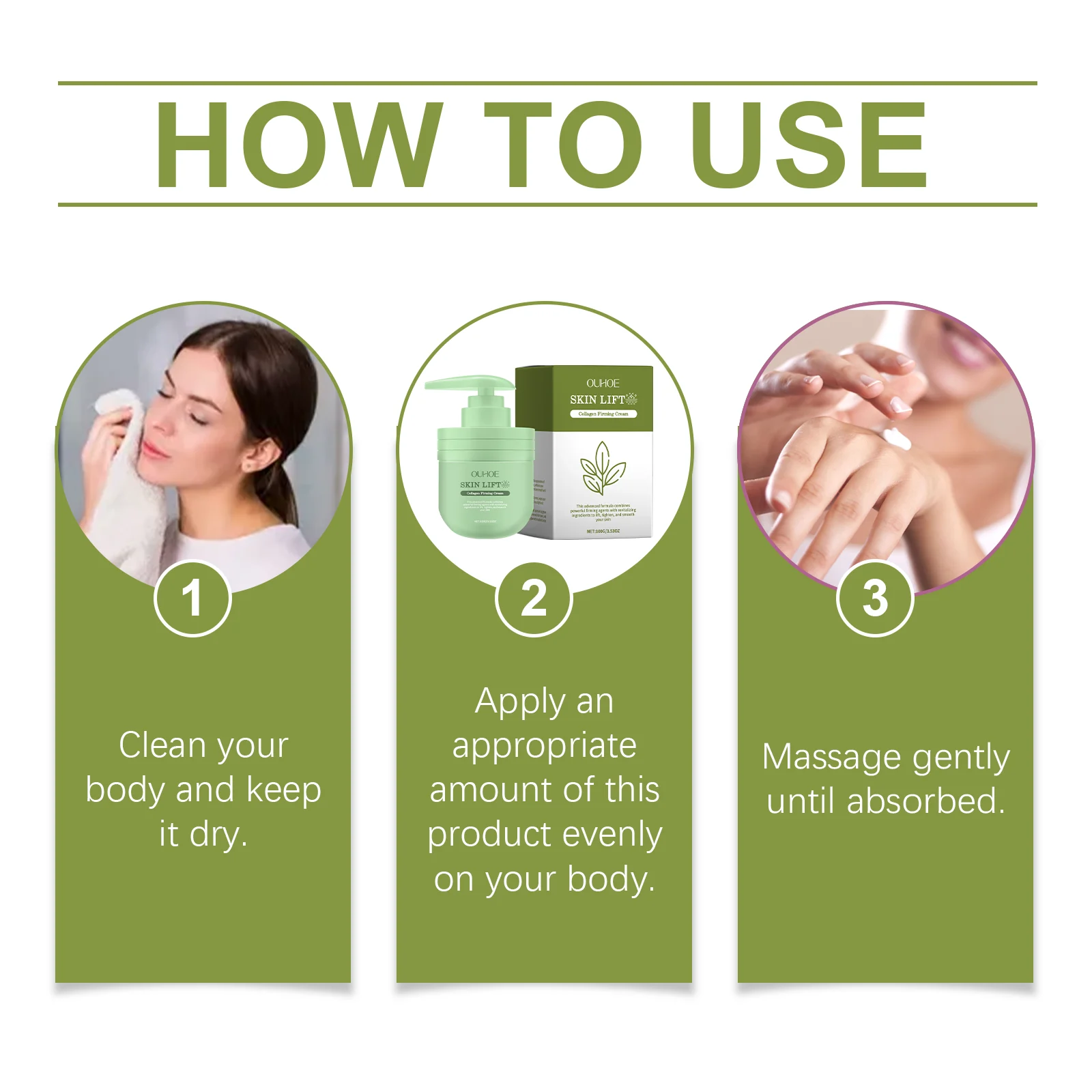 Collagen Firming Cream 100g Deeply Hydrating Anti-Wrinkle Body Moisturizer for Firmer, Brighter Skin 4 collagen firming cream 100g cih emj4wyss desc 4