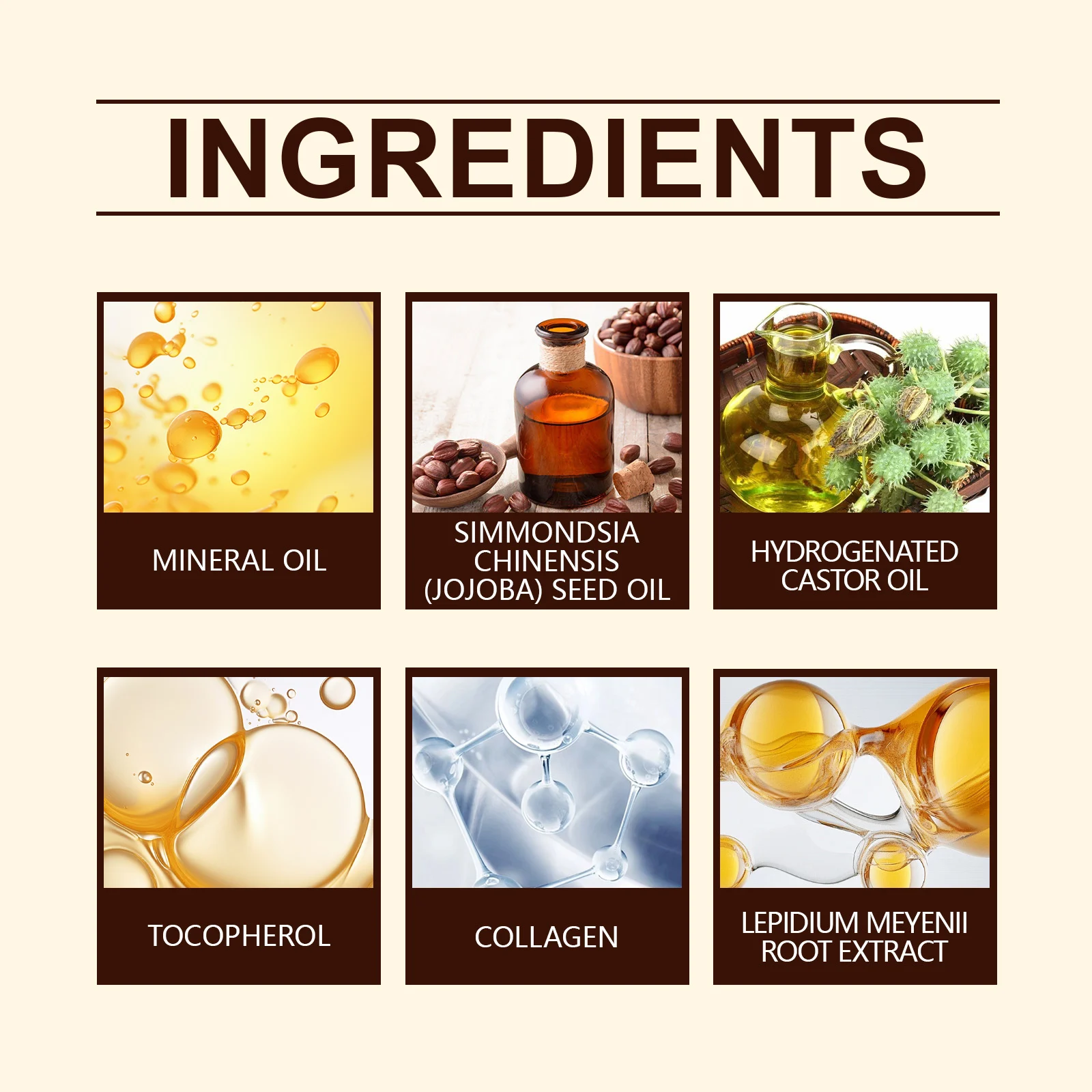 Collagen Hair Oil 50ml Deep Nourishing Repair Lightweight Non-Greasy Treatment 3 collagen hair oil 50ml deep nourishing repair cih 7753k7es desc 3