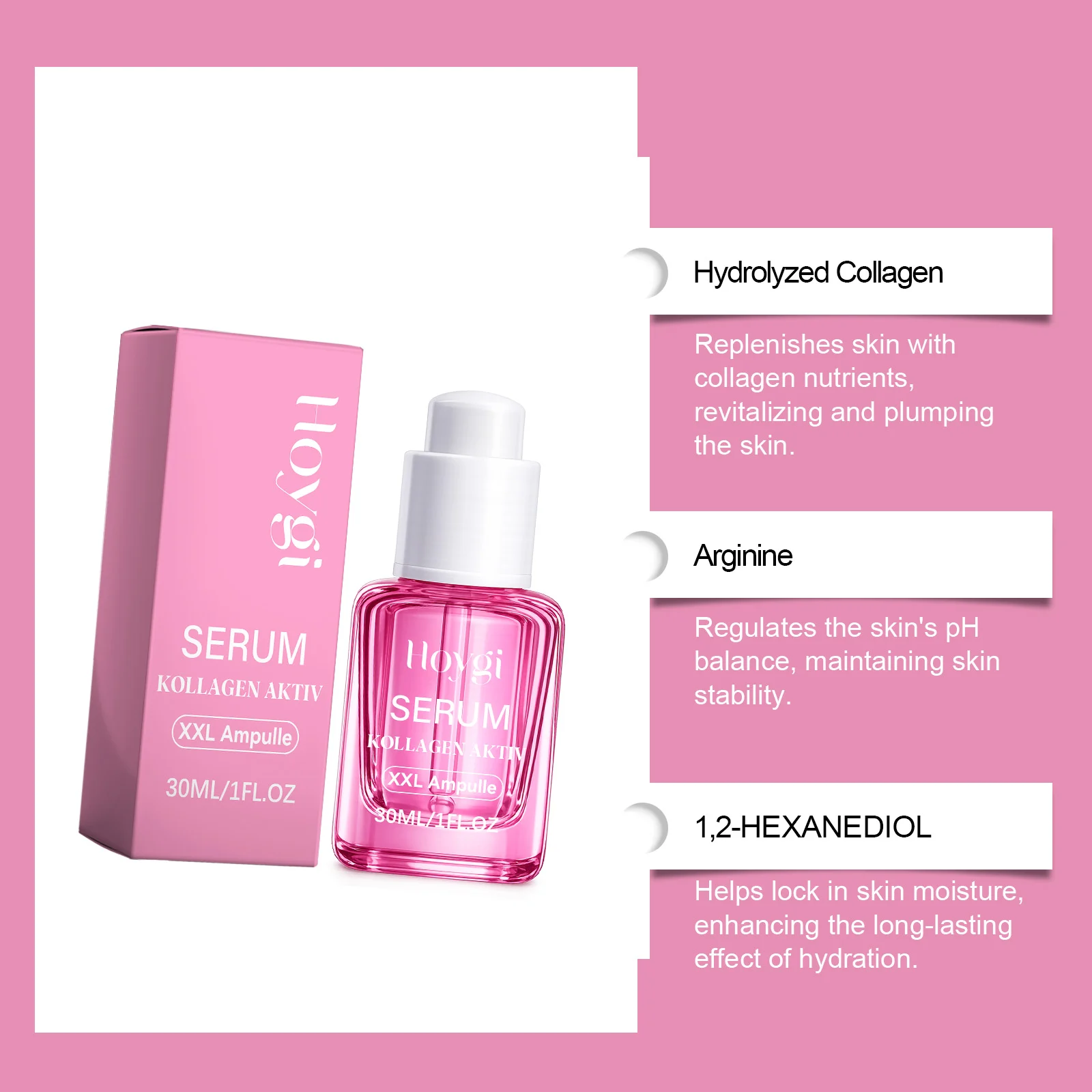 Collagen Moisturizing Serum 30ml for Deep Hydration & Plumping Skin 6 collagen moisturizing serum 30ml cih v85zjb56 desc 6