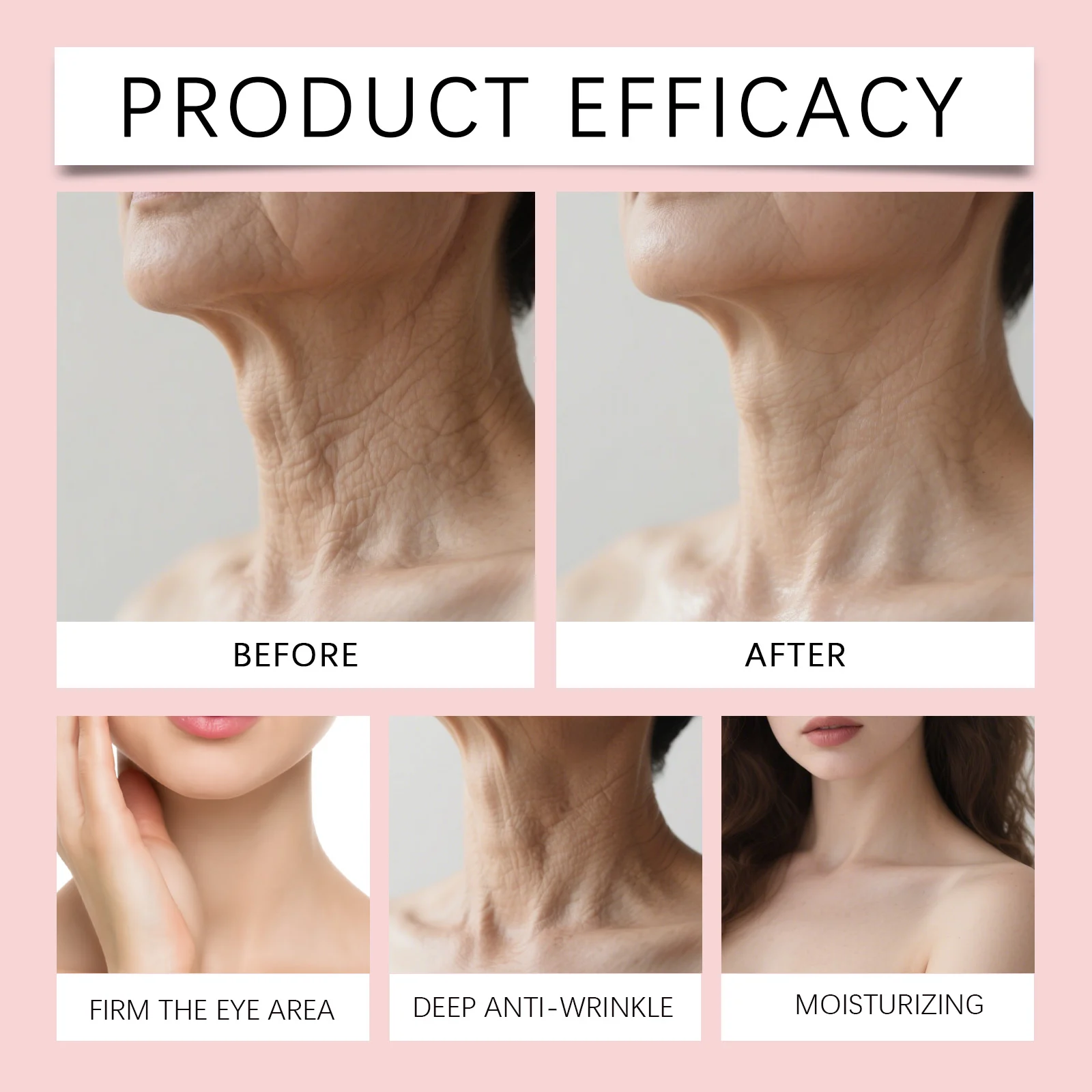 Collagen Neck Mask Hydrating Firming Anti-Aging Skin Care 4pcs 10 collagen neck mask hydrating firming 4pcs cih hmx35ay3 desc 10