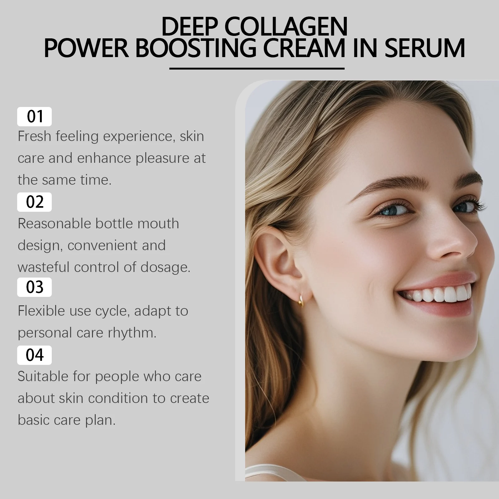 Collagen Serum 30ml Deeply Moisturizing Face Treatment for Firmer Skin 9 collagen serum 30ml deep moisturizing face treatment cih j9jtqhaq desc 9
