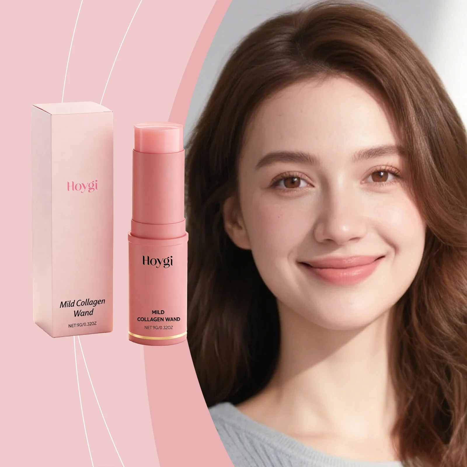 Collagen Skincare Stick 9g Portable Moisturizing & Firming Face Cream for Daily Use 2 collagen skincare stick moisturizing firming face cream 9g der 6pvz6szc desc 2